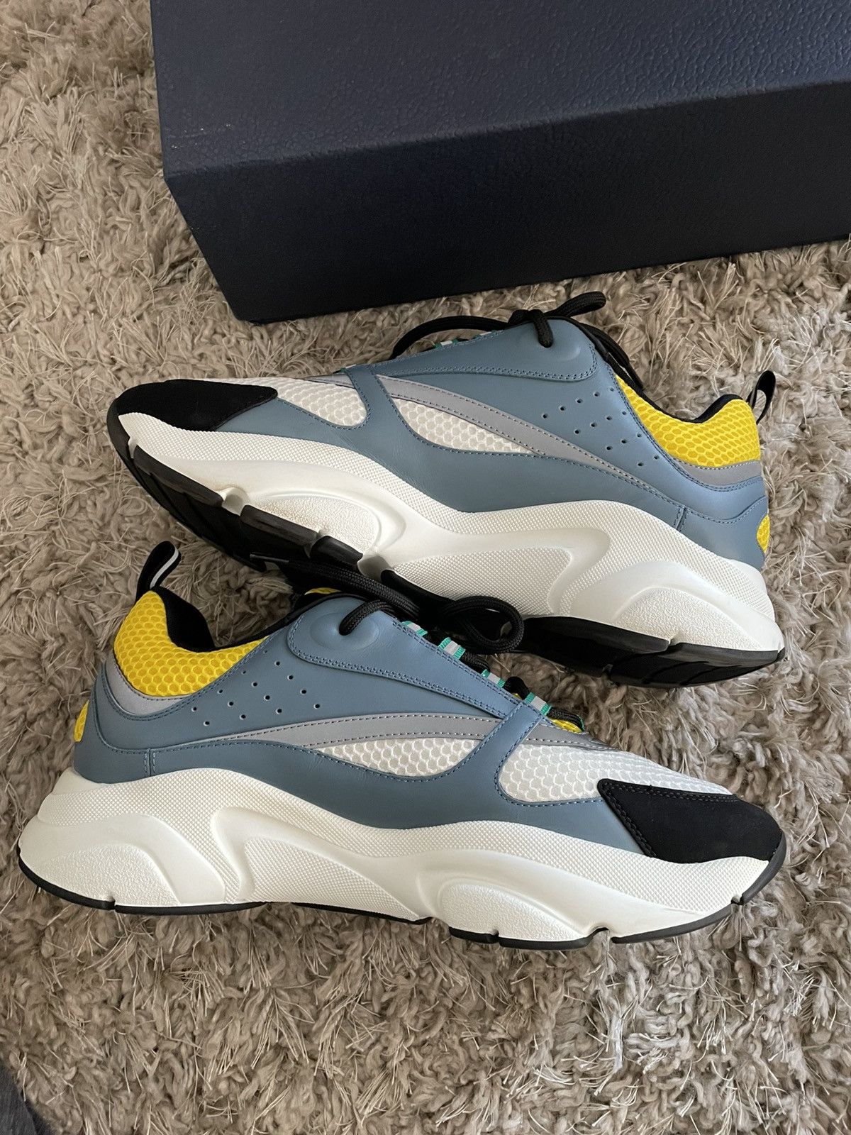 Dior Dior B22 Blue Yellow Size US 11 / EU 44 - 3 Thumbnail