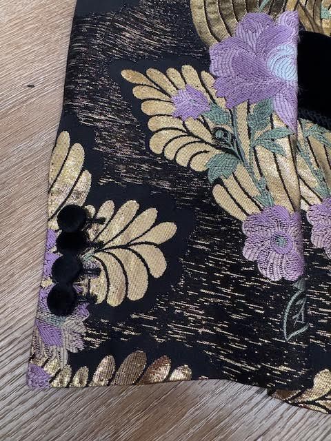 Dolce & Gabbana Dolce and Gabanna Floral Blazer with Velvet Lapel Size 48R - 4 Thumbnail