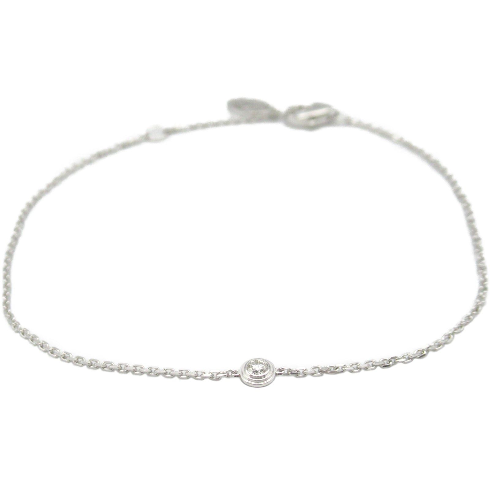 Cartier Cartier Amour Bracelet Xs K18Wg (White Gold) Diamond Clear Size ONE SIZE - 1 Thumbnail