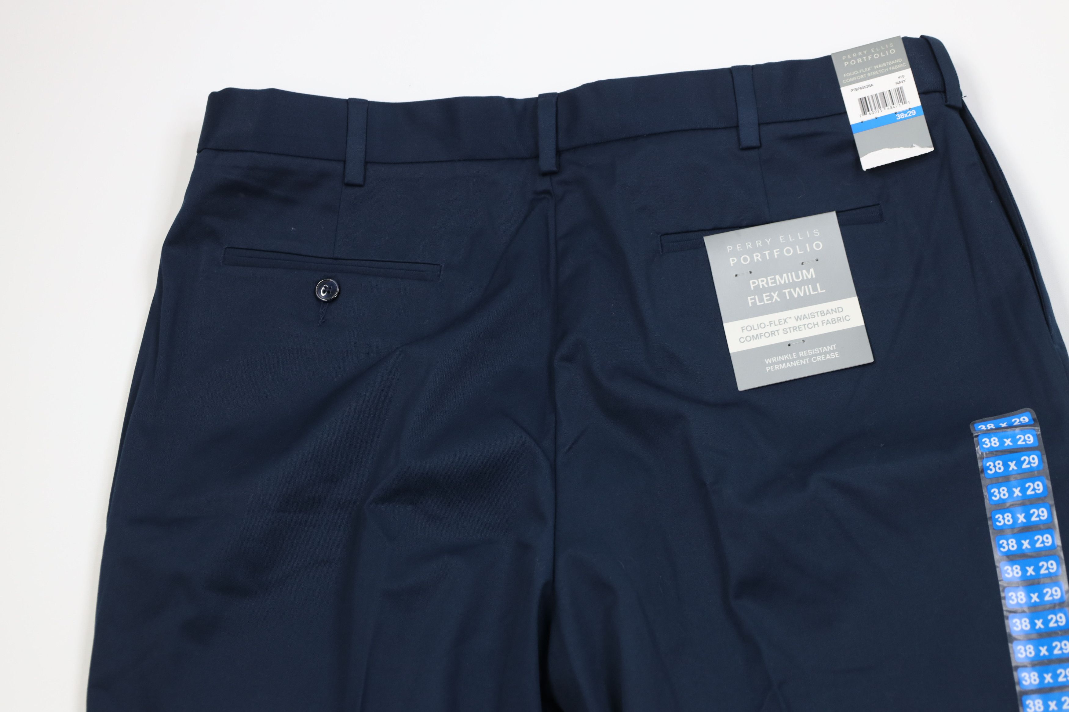 Perry Ellis Deadstock Vintage Y2K Perry Ellis Wide Leg Chino Pants Blue Size US 38 / EU 54 - 9 Thumbnail