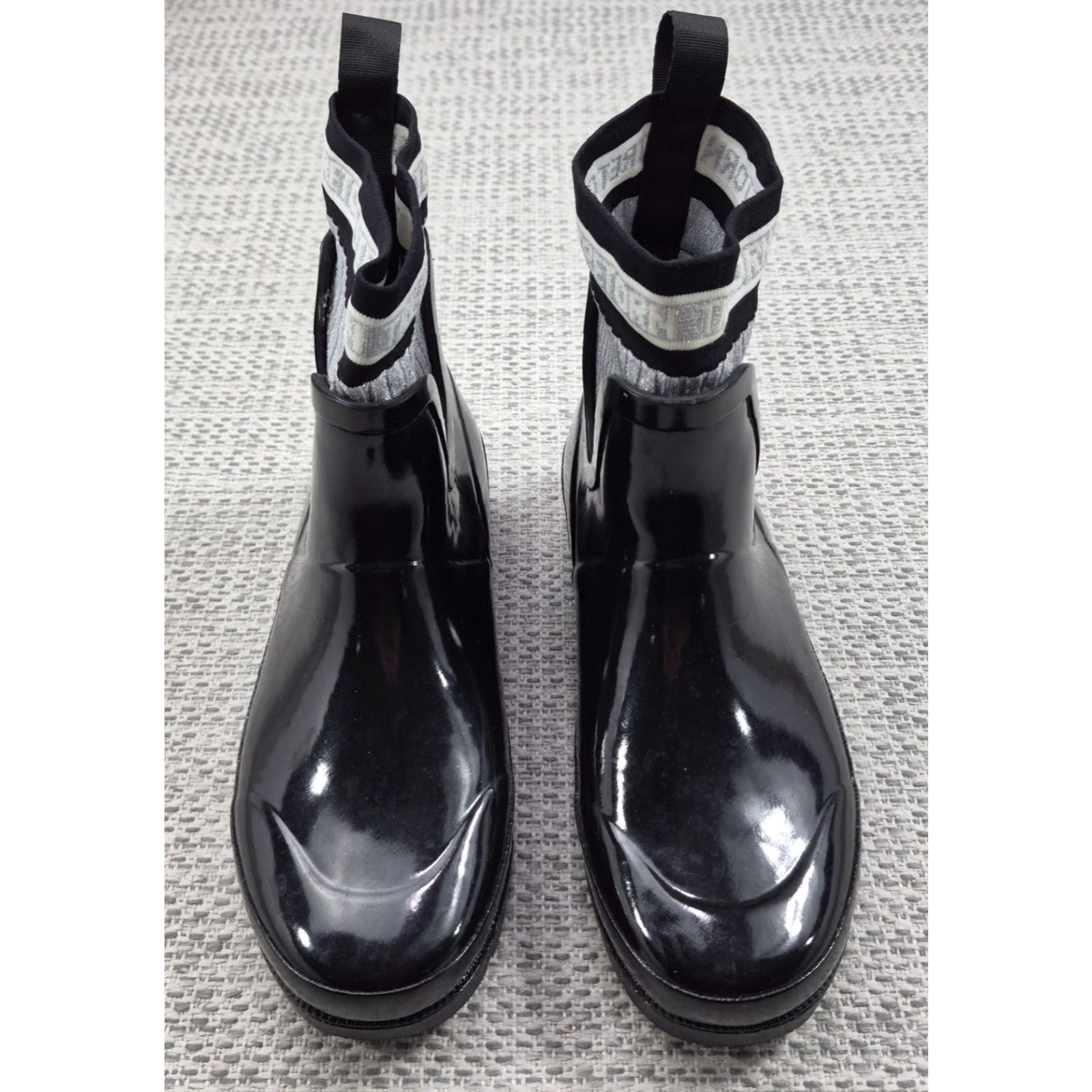 Tretorn Tretorn Rain Boots Womens Size 7 Black Ankle Rubber Waterproof Slip Resistant Size US 7 / IT 37 - 3 Thumbnail