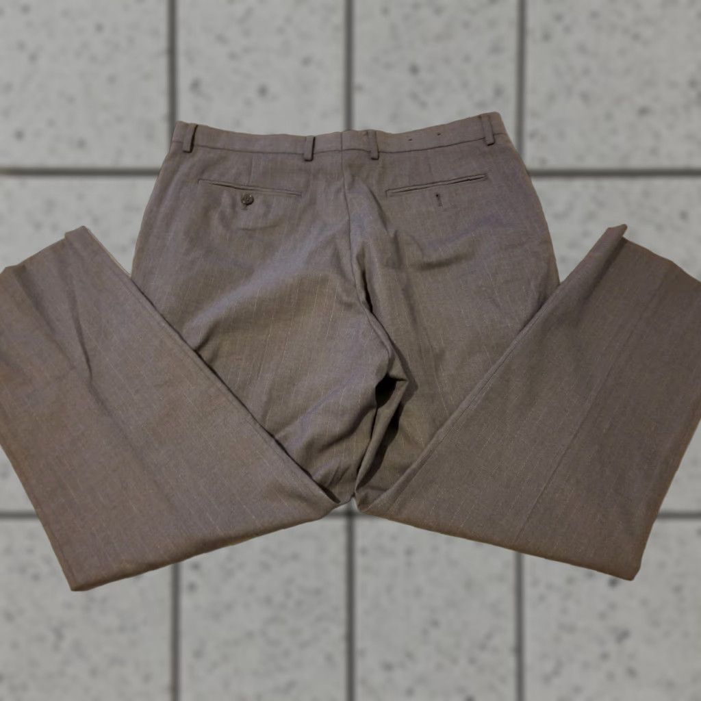 Banana Republic Banana Republic Mens Dress Pants 36x30 Gray Slack Chino Khaki Trouser Stretch Size US 36 / EU 52 - 1 Thumbnail