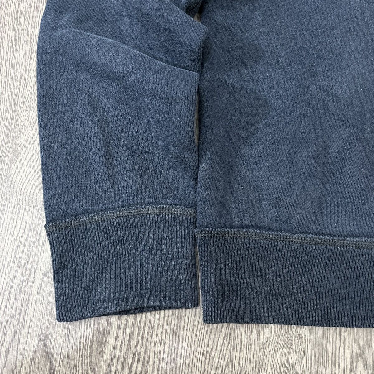 Japanese Brand Abercrombie & Fitch Button Fur Termal Hoodie Navy Size US M / EU 48-50 / 2 - 9 Thumbnail