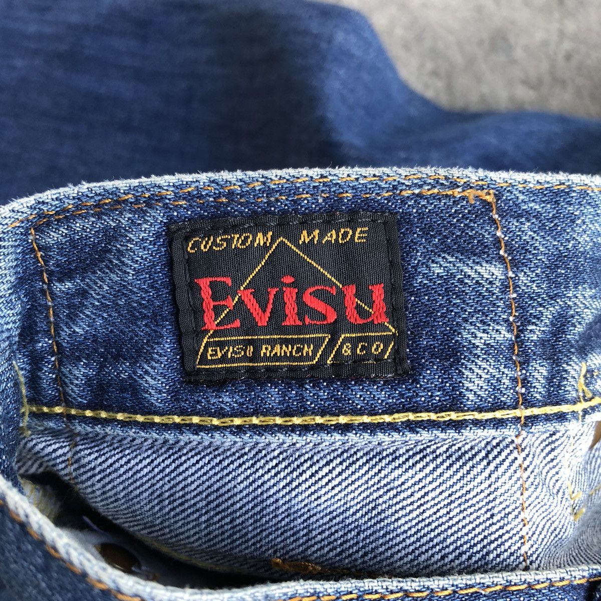 Evisu Evisu Embroidered Seagull Selvedged Pants Size US 30 / EU 46 - 8 Thumbnail