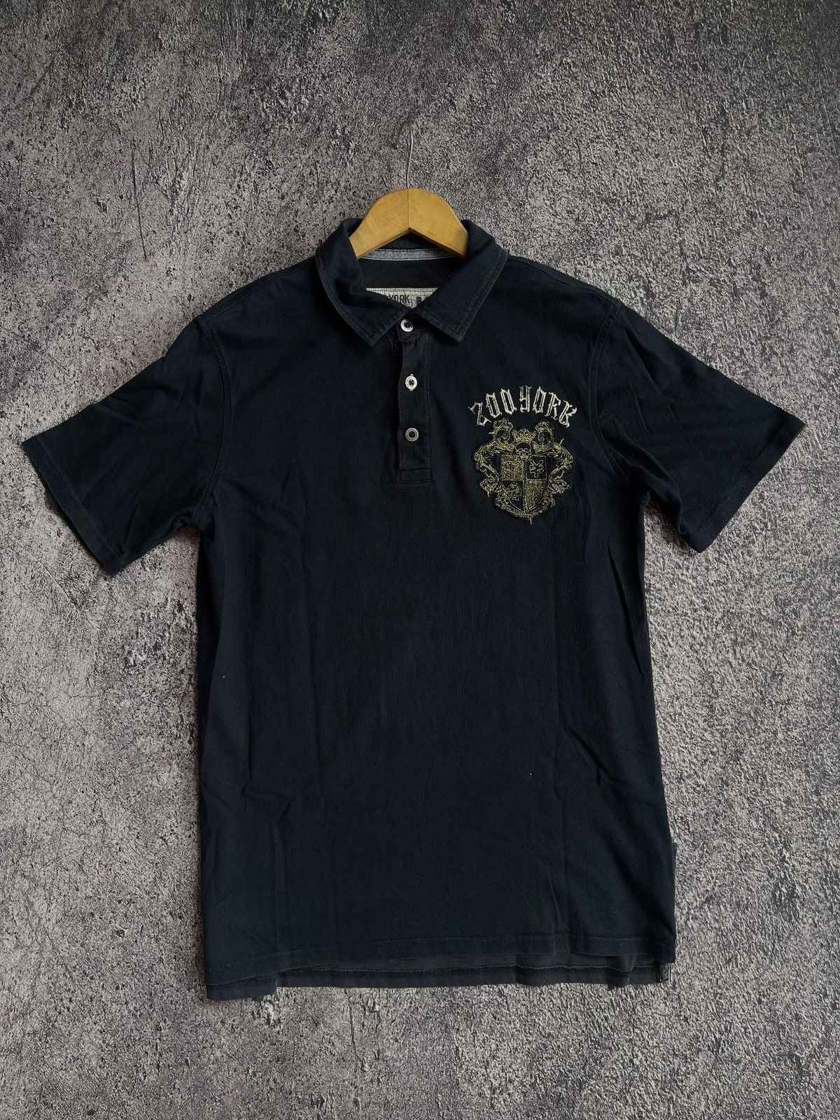 Japanese Brand Y2K Zoo York ifsixwasnine style polo shirt Size US M / EU 48-50 / 2 - 2 Thumbnail