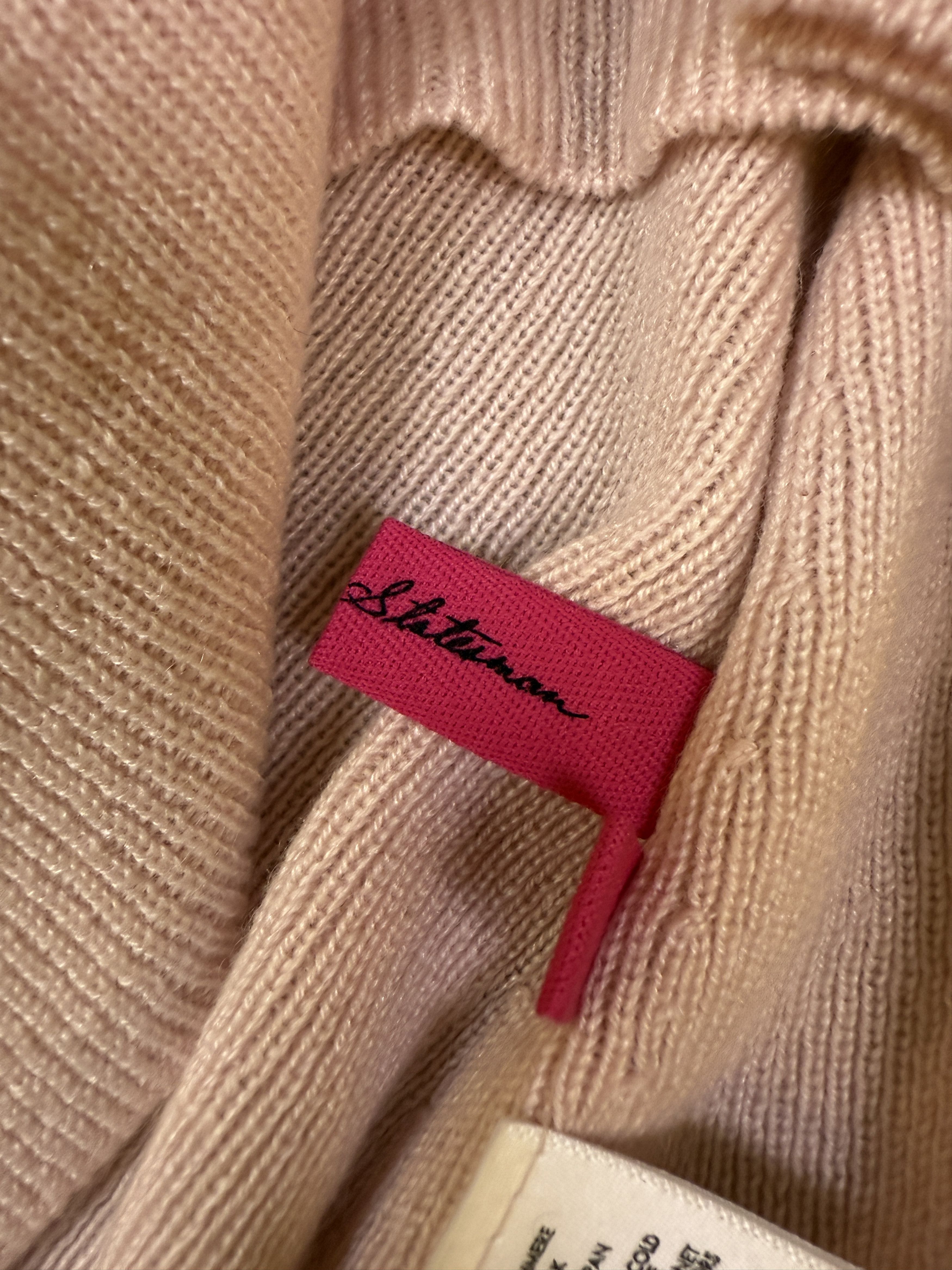 The Elder Statesman $650 The Elder Statesman Delicash Baby Pink Turtleneck Size M / US 6-8 / IT 42-44 - 8 Thumbnail