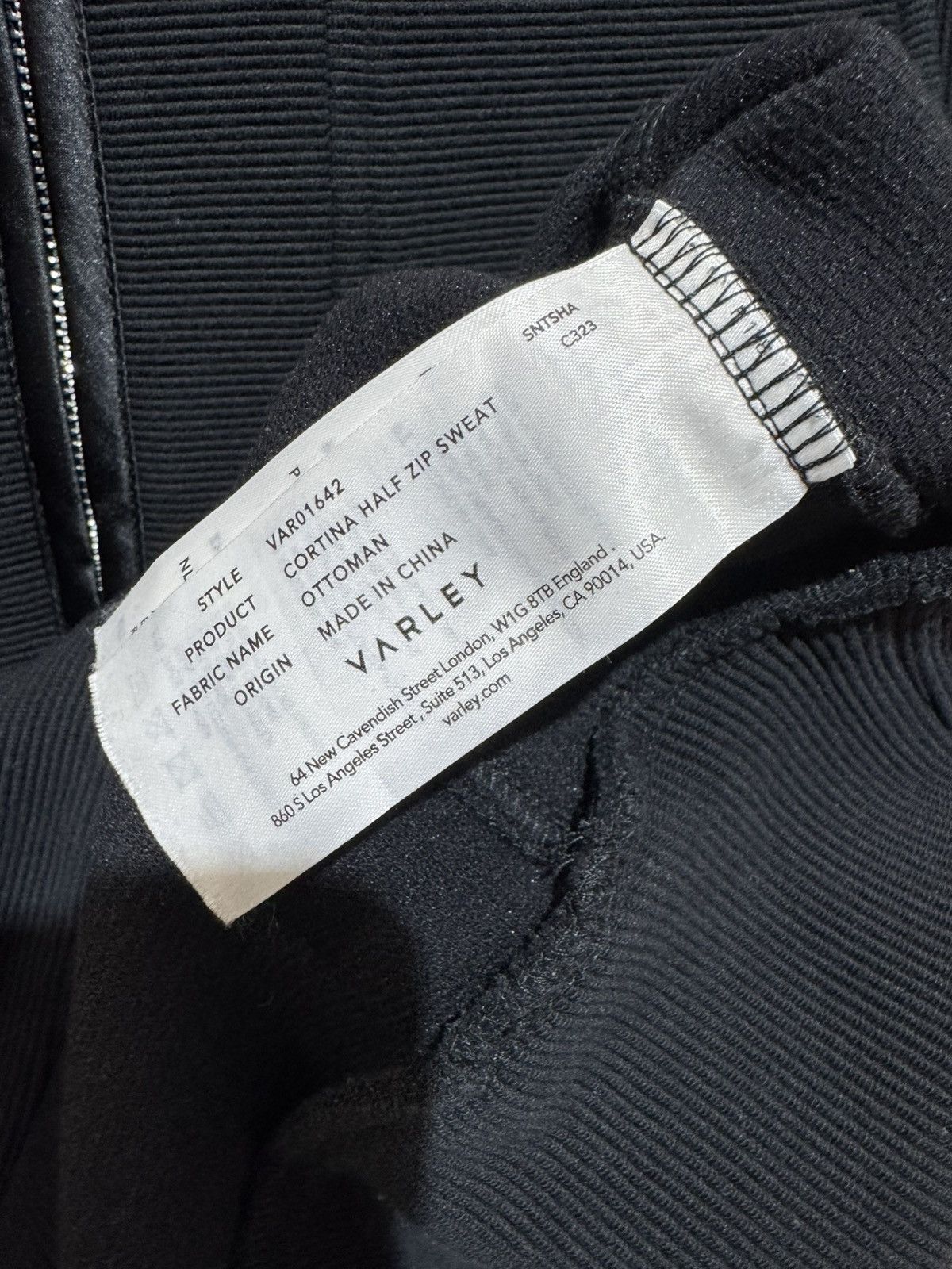 Varley Varley Rhea Ottoman Half Zip Rib Knit Pullover Sweatshirt Size S / US 4 / IT 40 - 14 Thumbnail