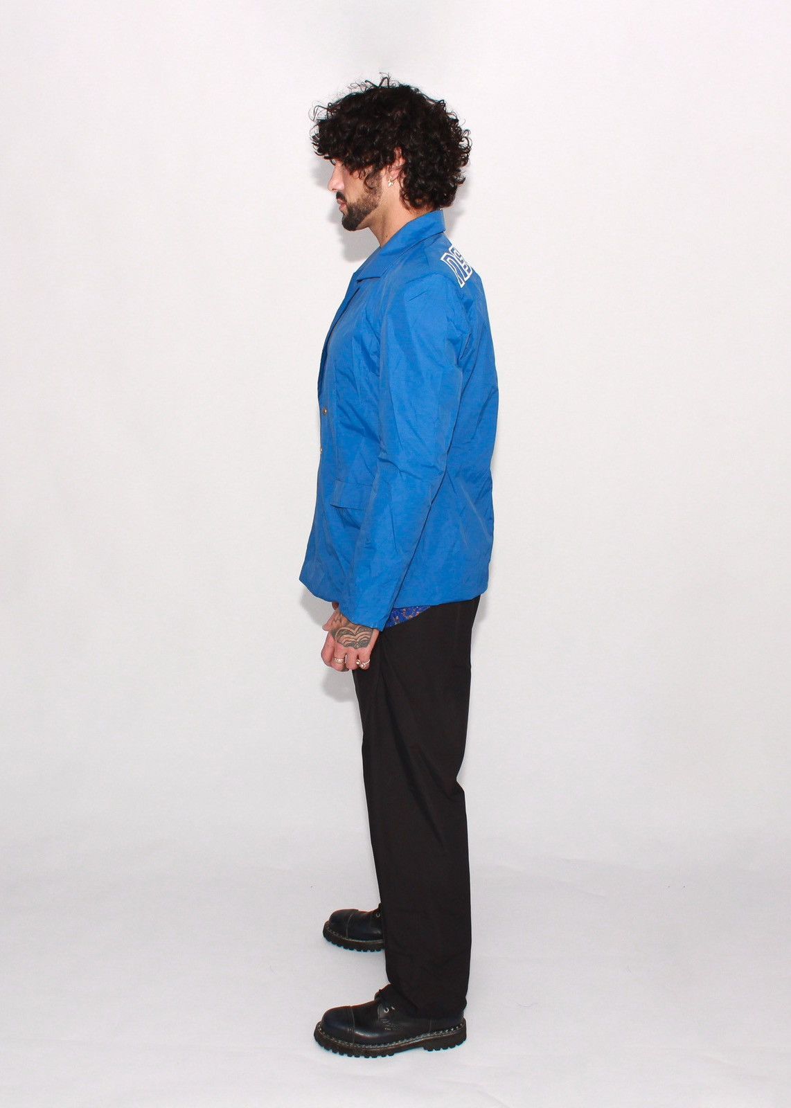 Other !DS! SS22 Nikolaj Storm Pisac Technical Blue Blazer Jacket Size US M / EU 48-50 / 2 - 2 Thumbnail
