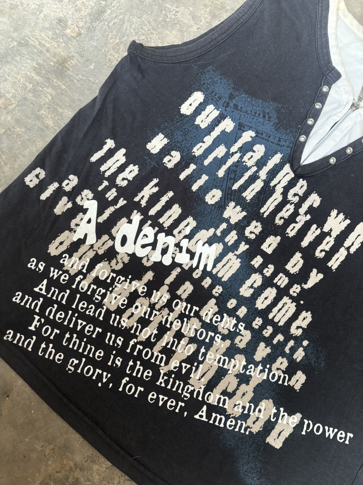 Hysteric Glamour Y2k Street Knights Denim Ifsixwasnine Punk Style Tank tops Size US M / EU 48-50 / 2 - 3 Thumbnail