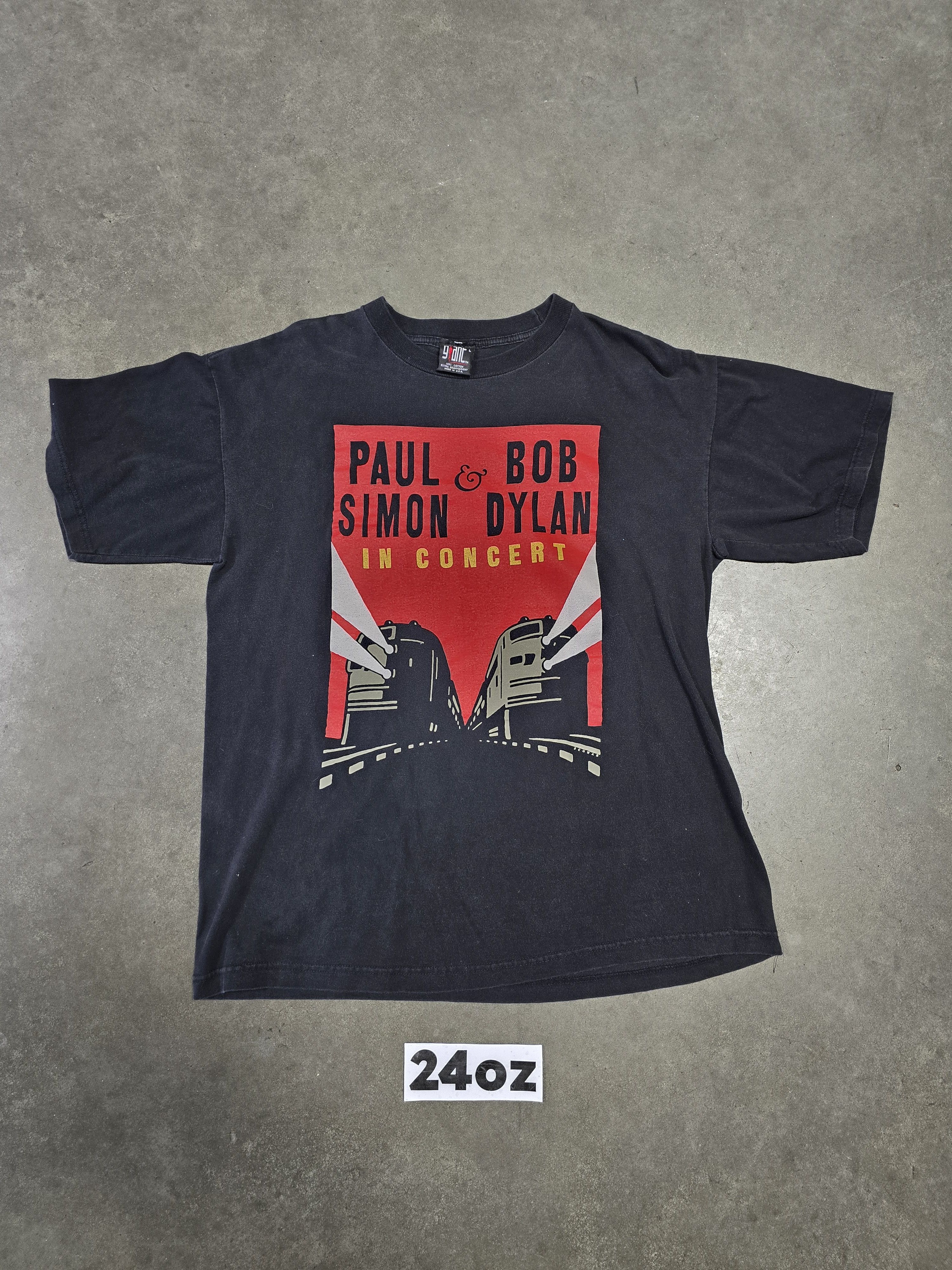 1990s Bob Dylan & Paul Simon Concert T-Shirt