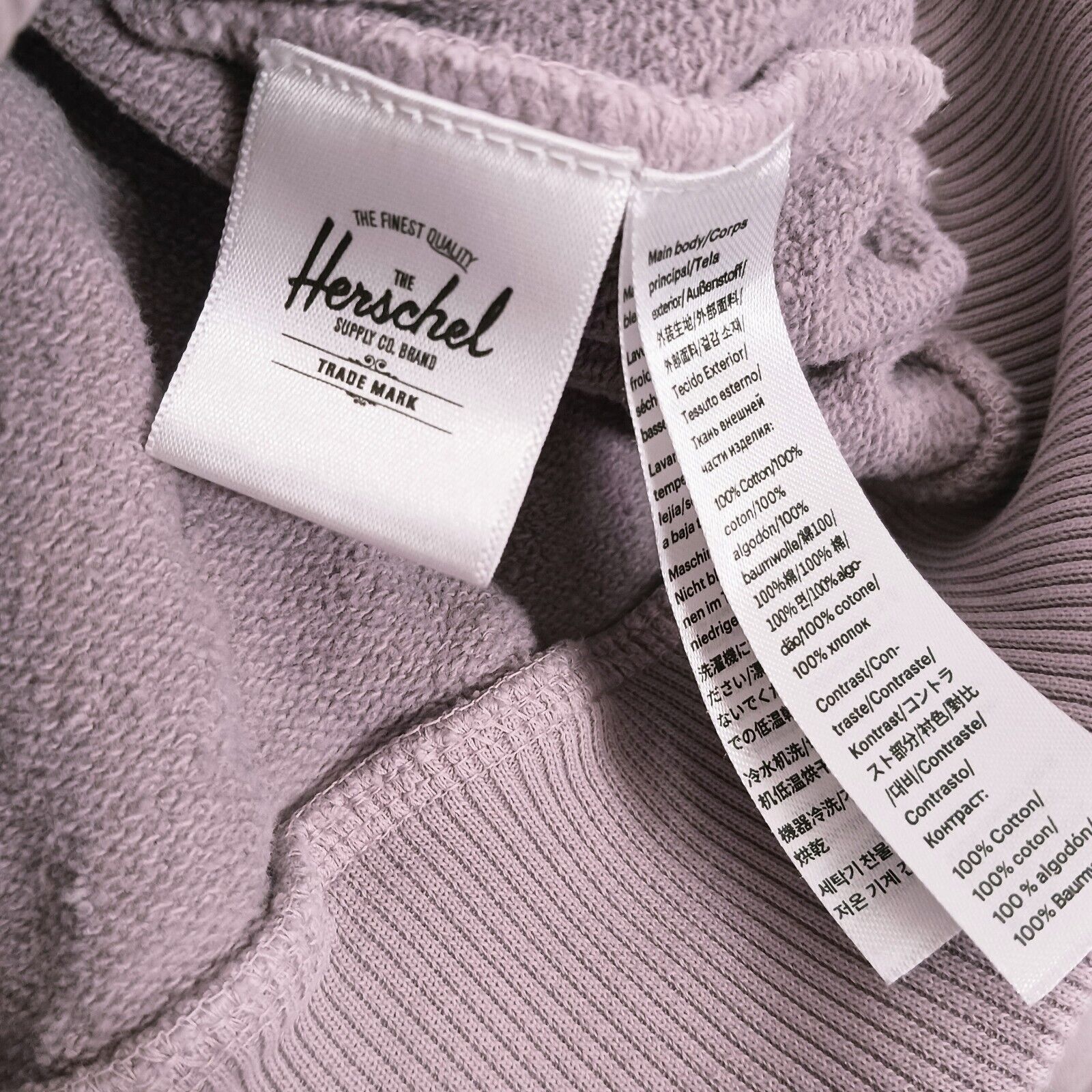 Herschel Supply Co. Herschel Sweatshirt Sz S Pink Classic Crew Preppy Distress Size S / US 4 / IT 40 - 6 Thumbnail