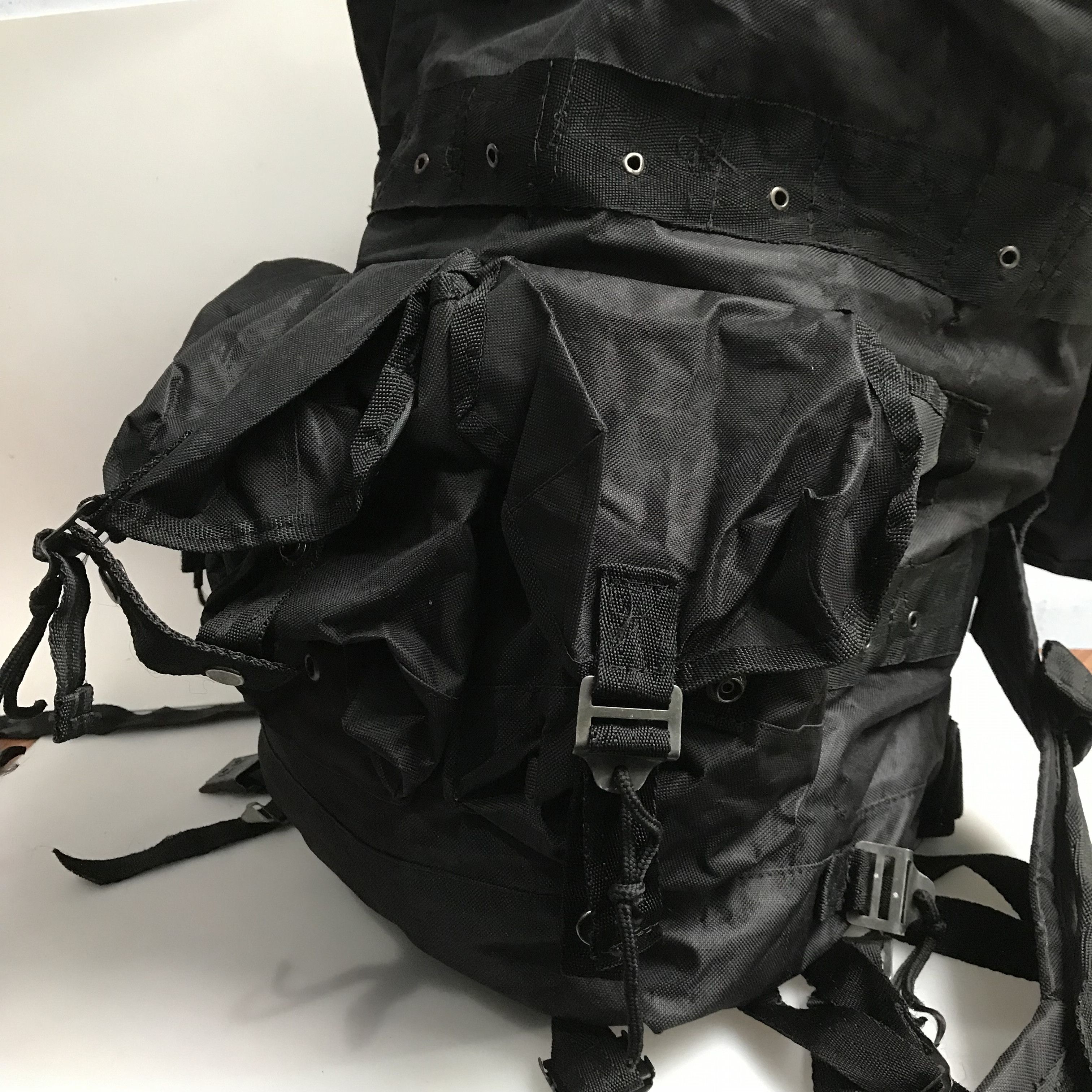 Aeronautica Militare Vintage Military Army Big Bag Combat black Army The Big Size ONE SIZE - 11 Thumbnail