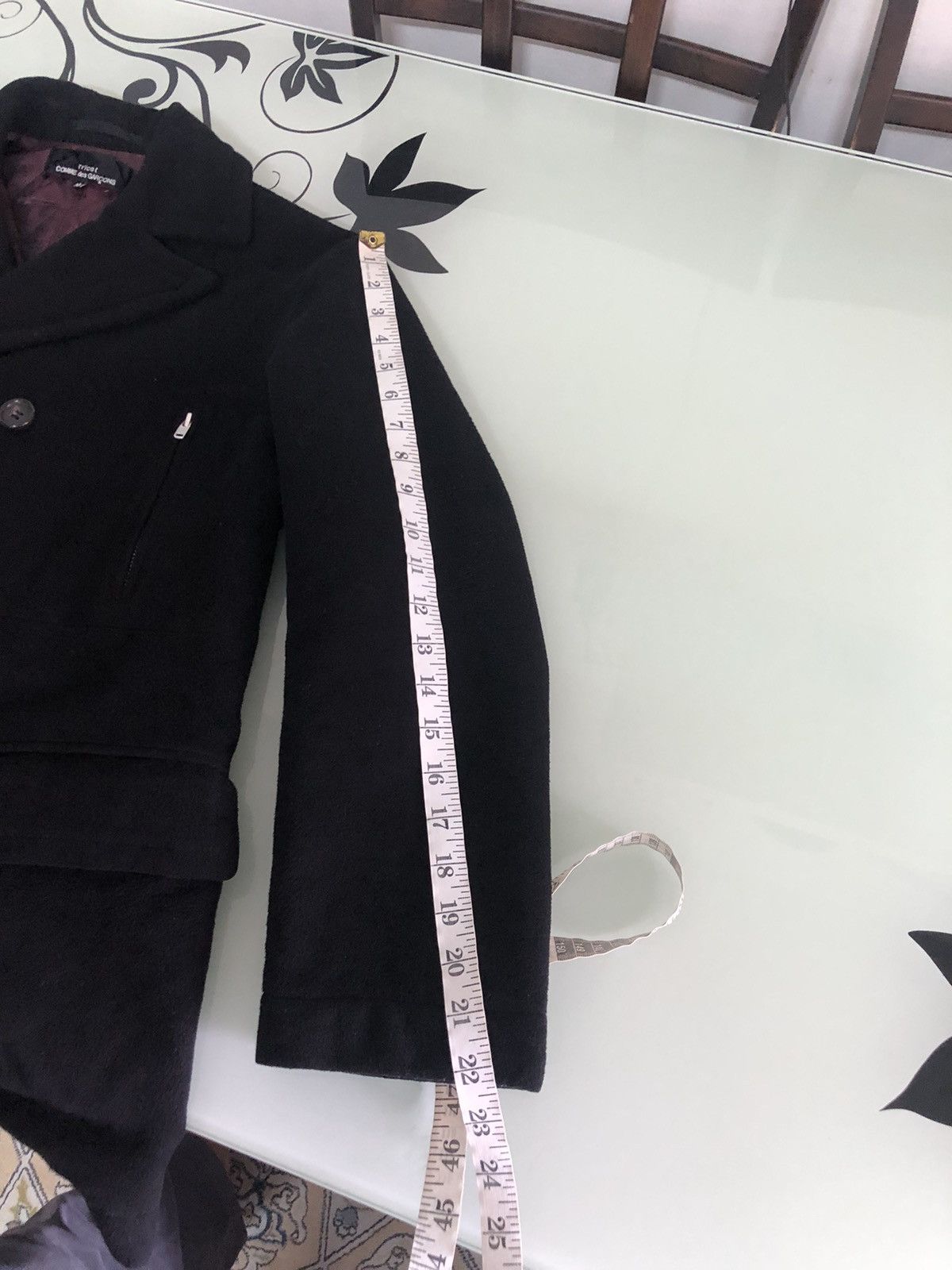 Comme des Garcons 🥷 Comme des Garcons Fleece Winter Pea Coat Jacket Size M / US 6-8 / IT 42-44 - 25 Thumbnail