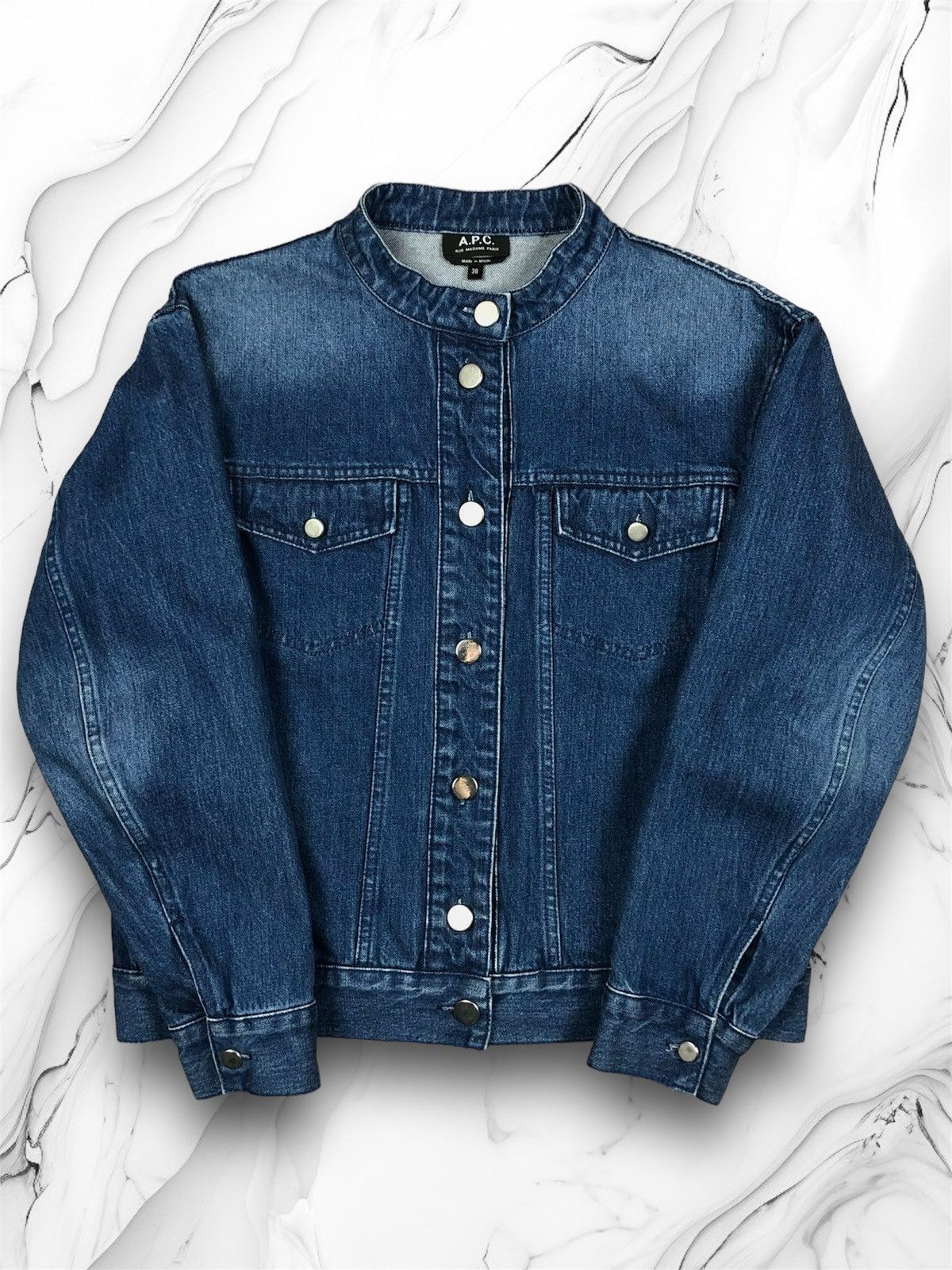 A.P.C. A.P.C. Women Denim Jackets COHFC F02905 IAL BLUE
