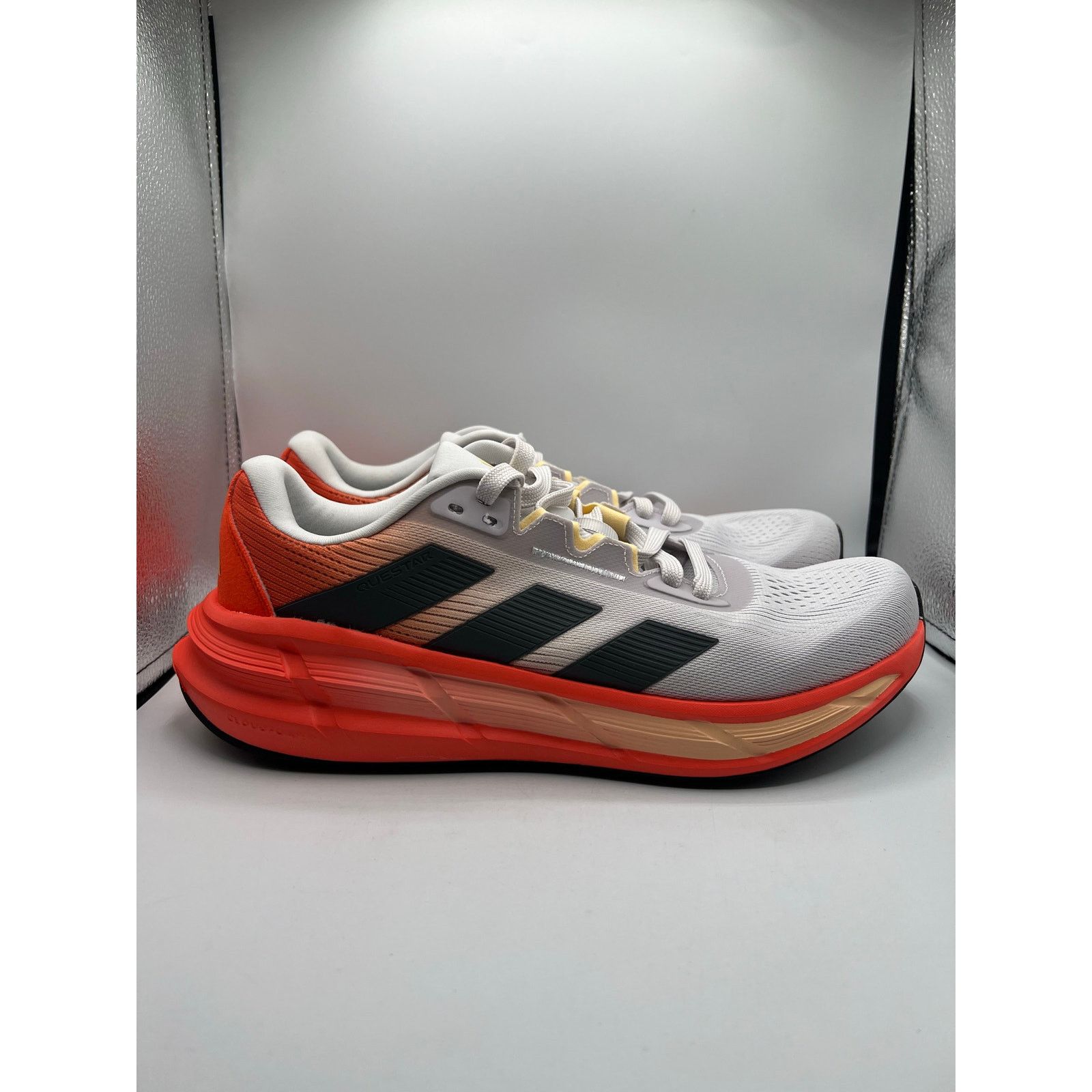 Adidas Adidas Queststar 3 “Dash Grey Semi Impact Orange” size 12 Size US 12 / EU 45 - 3 Thumbnail
