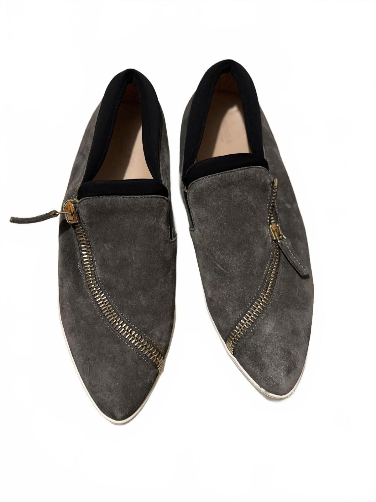 Furla NWOT Furla Suede Slip-On Shoes with Zipper Size US 9 / IT 39 - 2 Thumbnail