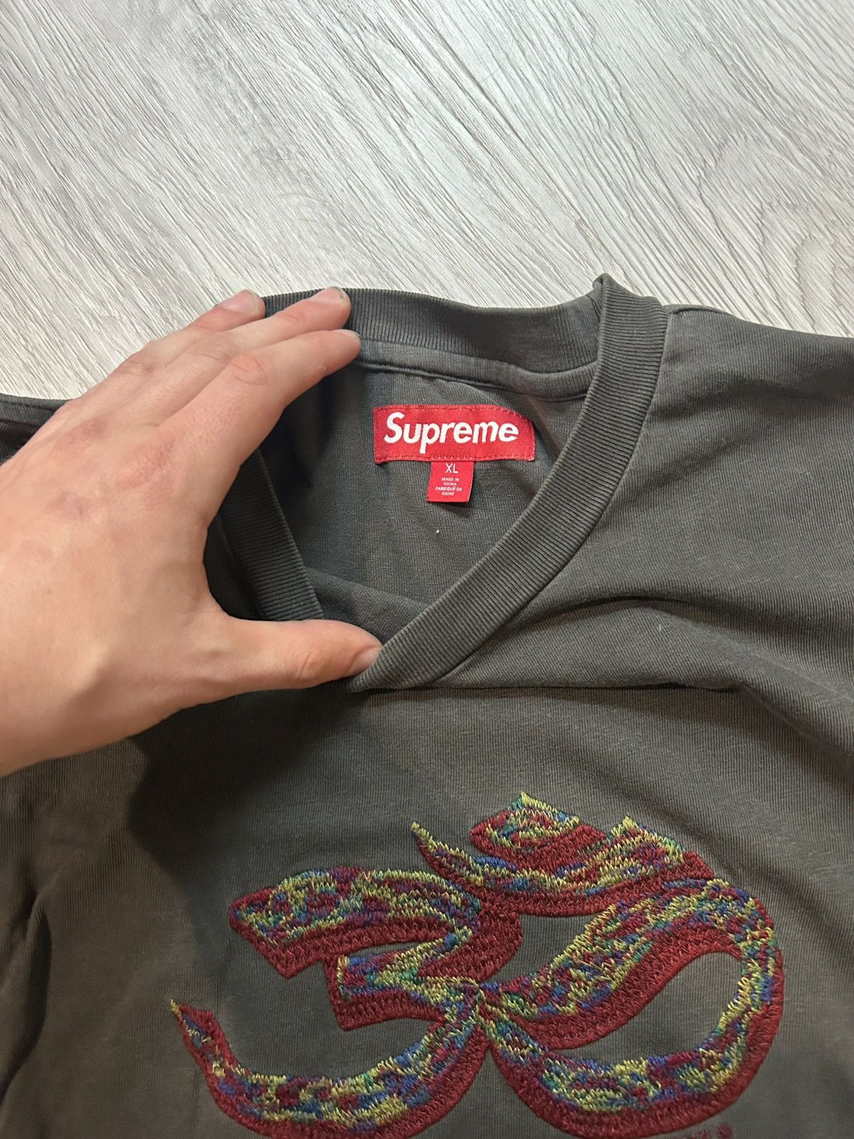 Supreme Supreme Ohm S/S Top Size US XL / EU 56 / 4 - 2 Thumbnail