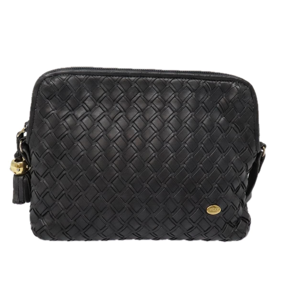 Bally Black Leather Shoulder Bag (Pre-Owned) Size ONE SIZE - 1 Thumbnail
