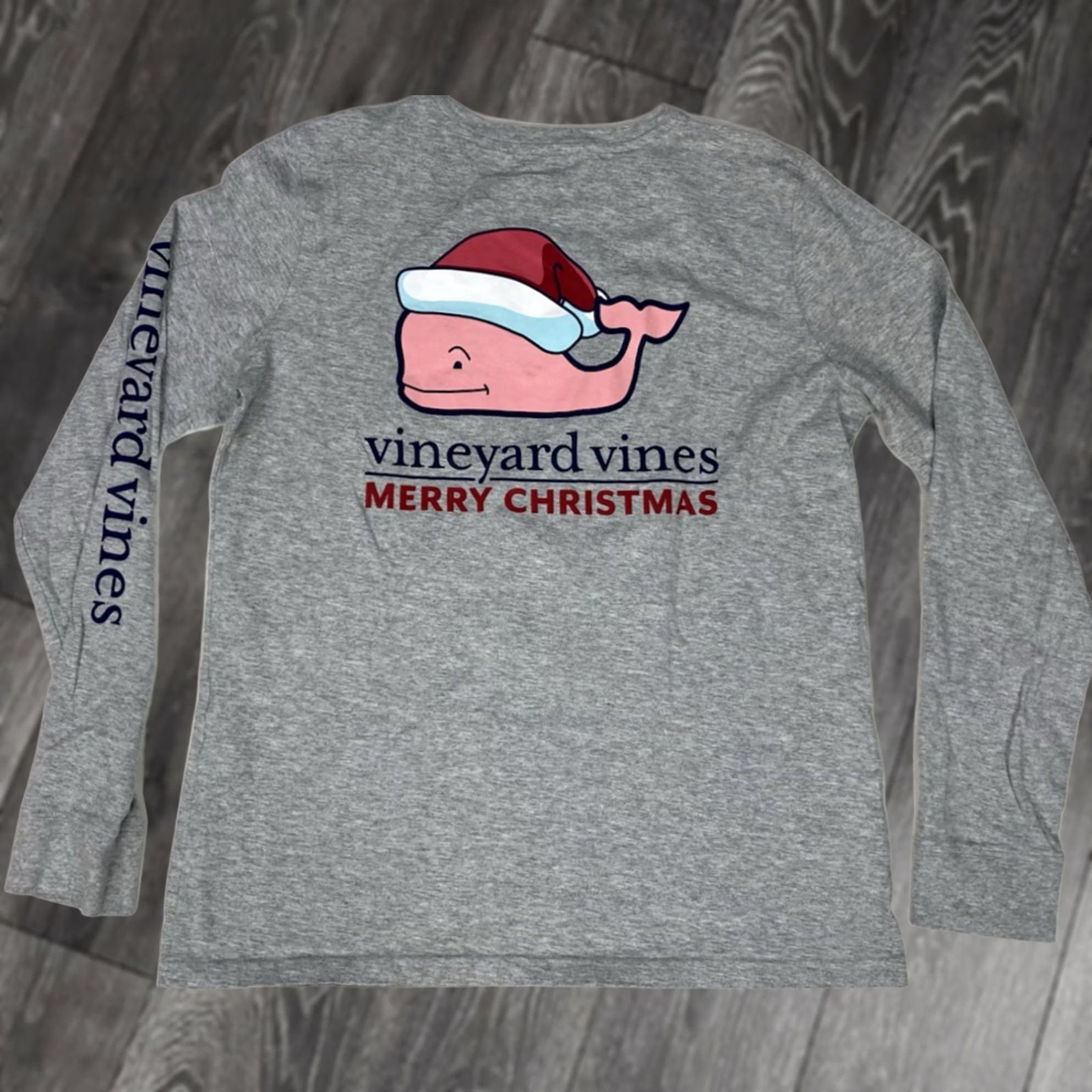 Vineyard Vines Vineyard Vines Merry Christmas Pocket Graphic T-shirt Women Small Long Sleeve Size M / US 6-8 / IT 42-44 - 1 Thumbnail