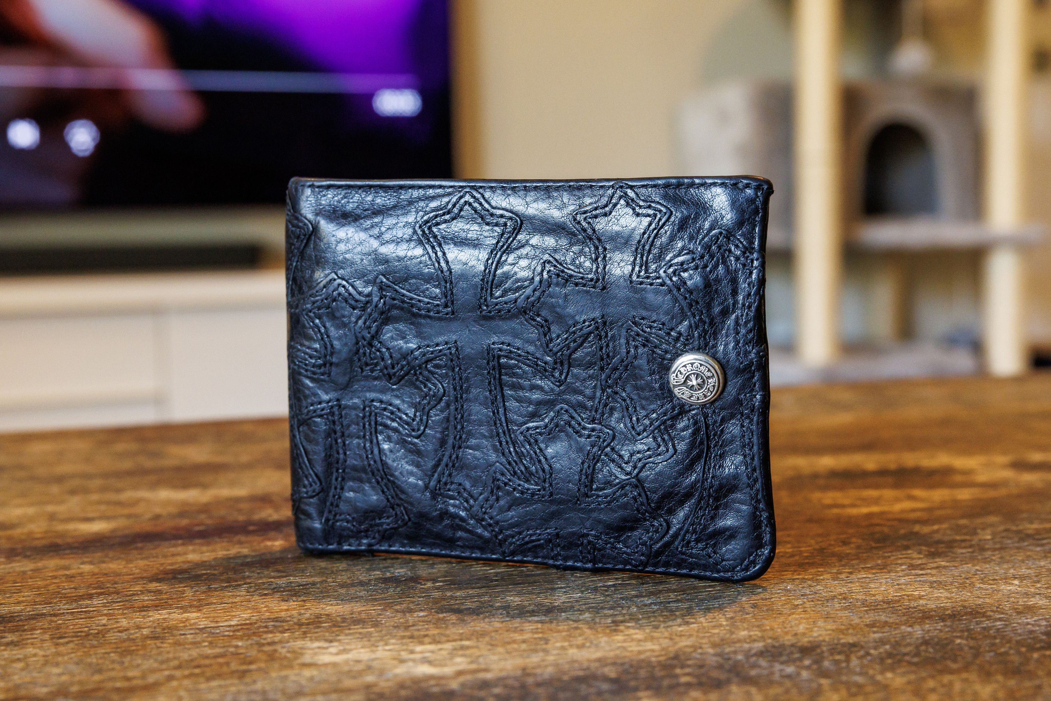 Chrome Hearts Chrome Hearts Leather Crosses Bifold Size ONE SIZE - 6 Thumbnail