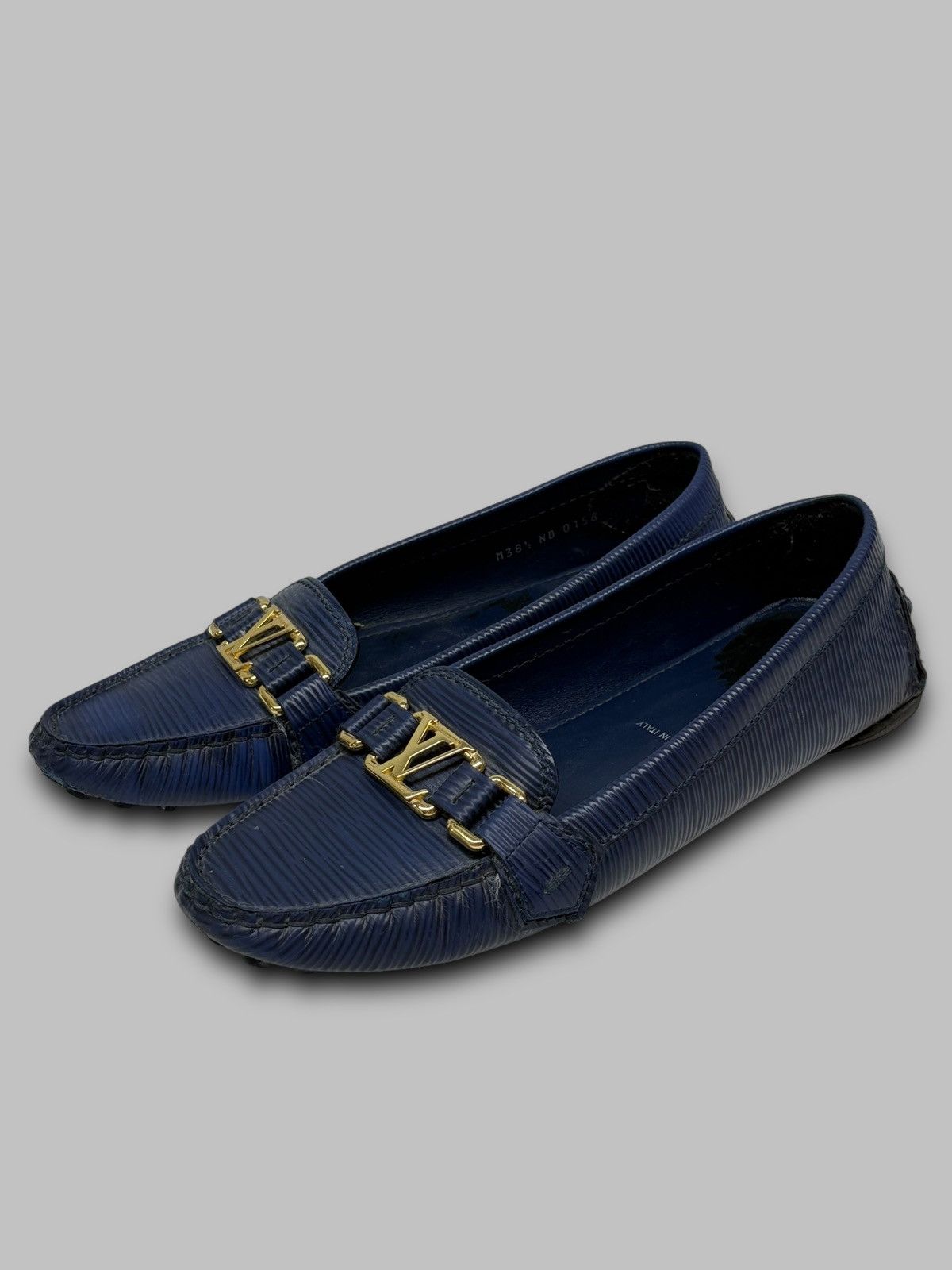 Louis Vuitton Louis Vuitton Oxford Flat Loafers Midnight Blue Size US 8.5 / IT 38.5 - 1 Thumbnail