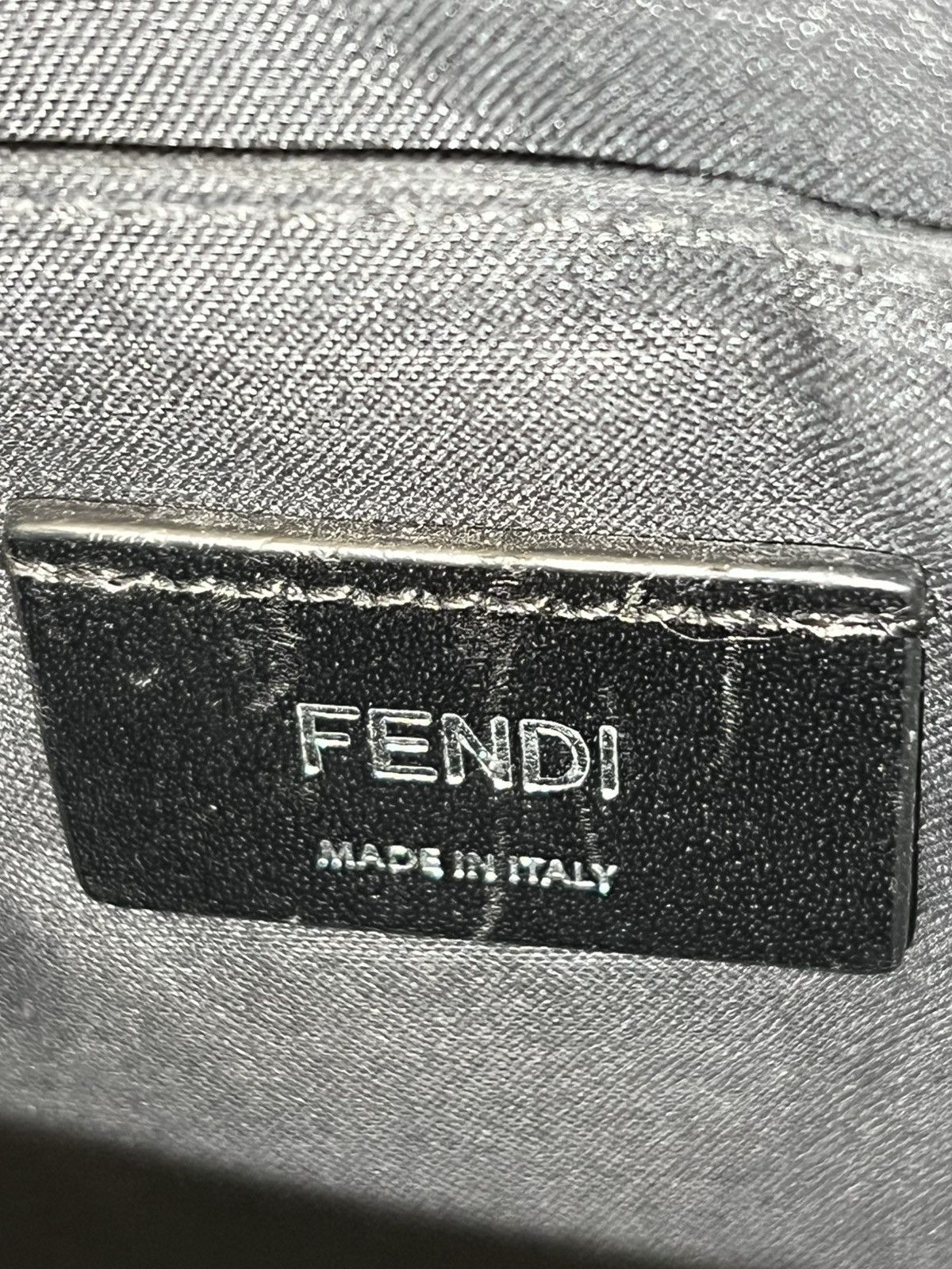 Fendi Fendi FF Embossed Clutch Black Size ONE SIZE - 8 Thumbnail