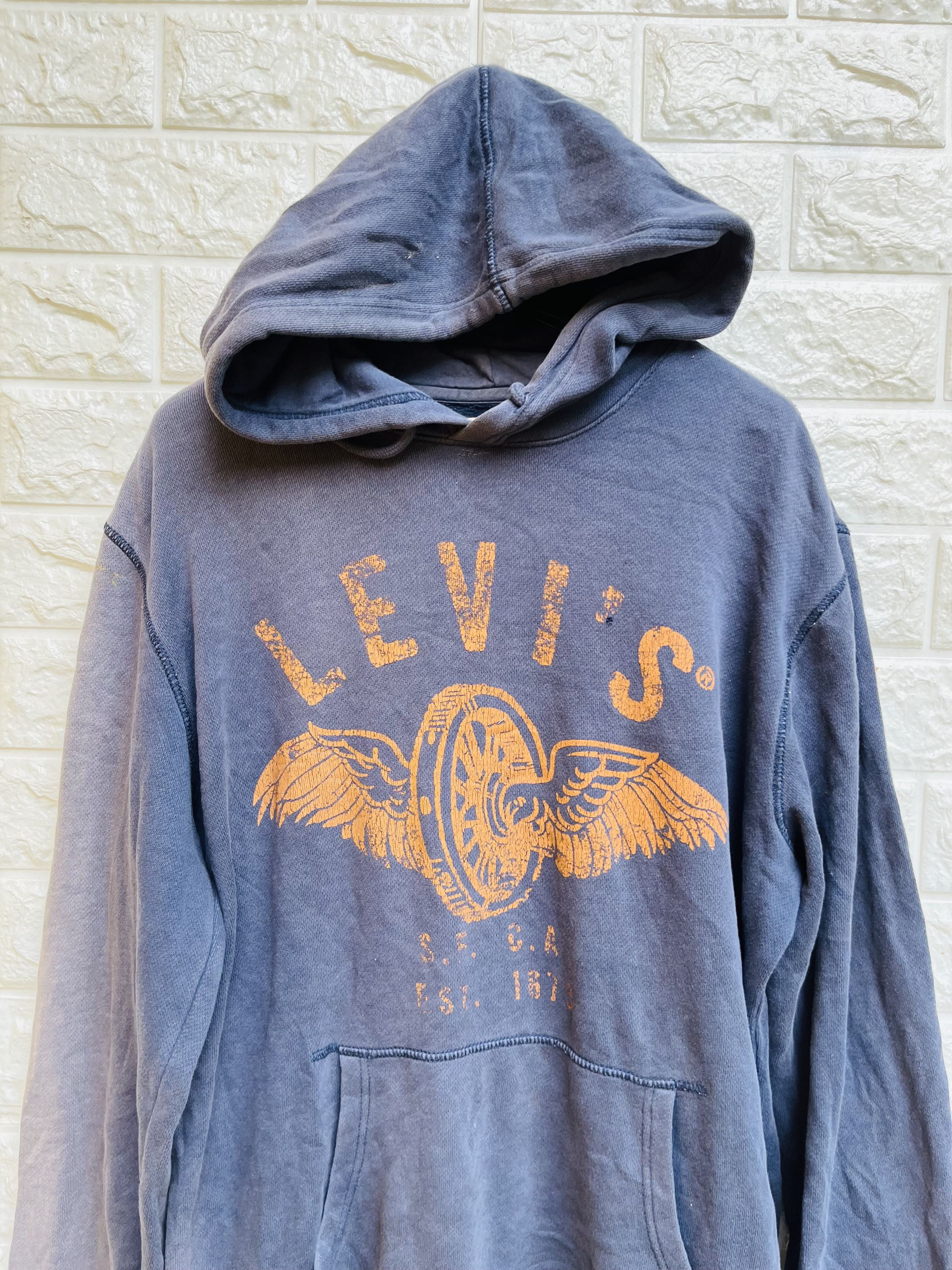 Levi's Vintage Clothing × Vintage Vintage Levis Wing Big Logo Designed Fashion Style Size US L / EU 52-54 / 3 - 3 Thumbnail