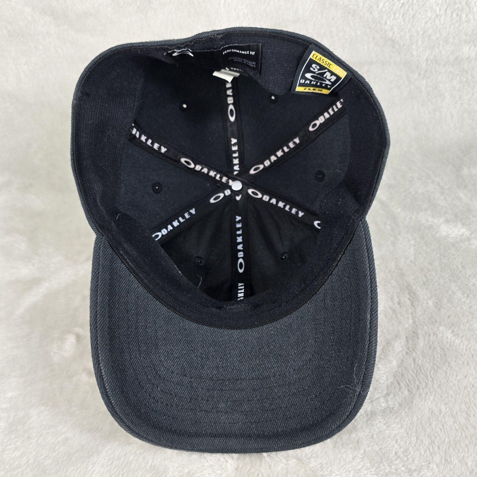 Oakley OAKLEY Performance Fit Tincan Camo Logo Stretch Fit Golf Hat Size ONE SIZE - 9 Thumbnail
