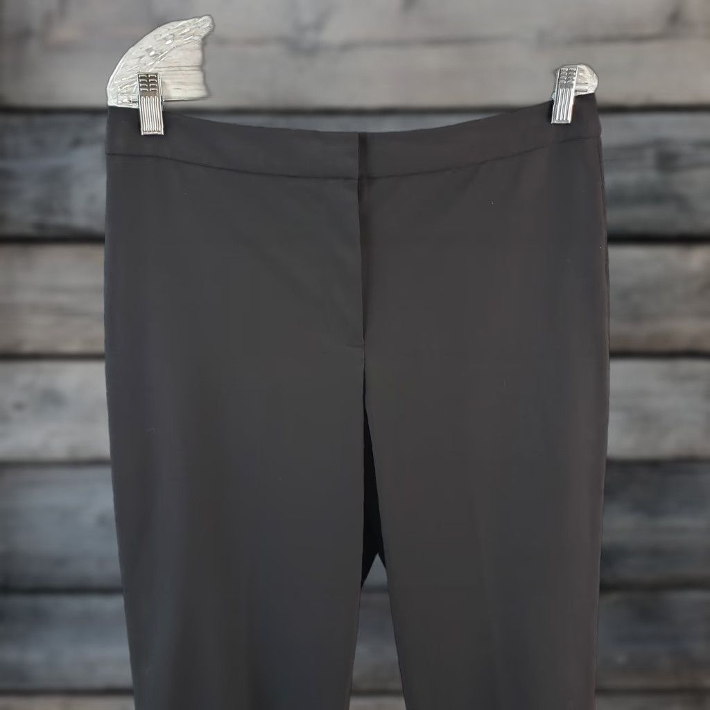 Talbots Talbots Womens Heritage Cropped Pants Sz 10 Black High Rise Pants Womens Regular 10 Black 24.5 Inseam Cropped Rise 11.5 Size 32" / US 10 / IT 46 - 1 Thumbnail