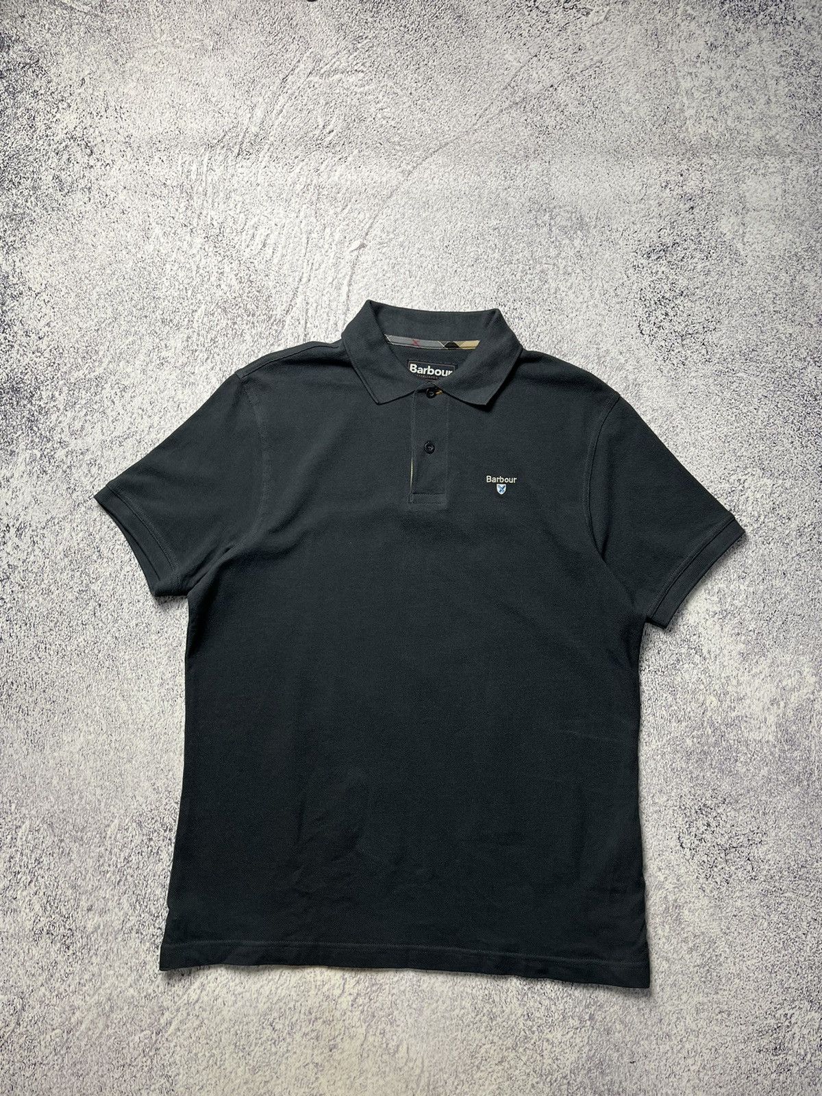 Barbour Vintage Mens Polo Barbour Logo T-Shirt Top Size US M / EU 48-50 / 2 - 1 Thumbnail