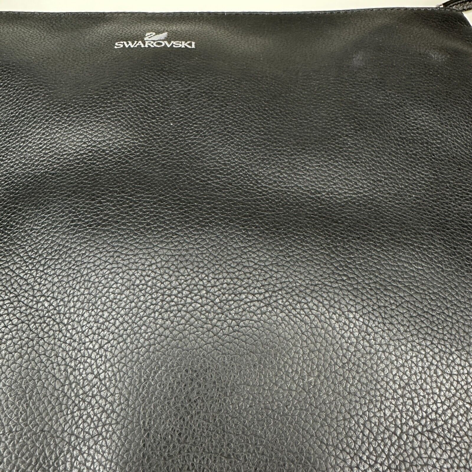 Swarovski Swarovski Black Quilted Leather & Crystals Zip Close Clutch Size ONE SIZE - 5 Thumbnail