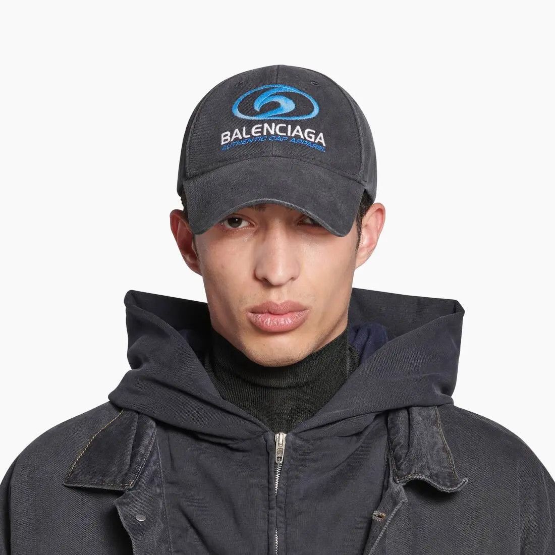 Balenciaga o1mt1gz0525 Size: M / Surfer Hat / Cap in Black Size ONE SIZE - 5 Thumbnail