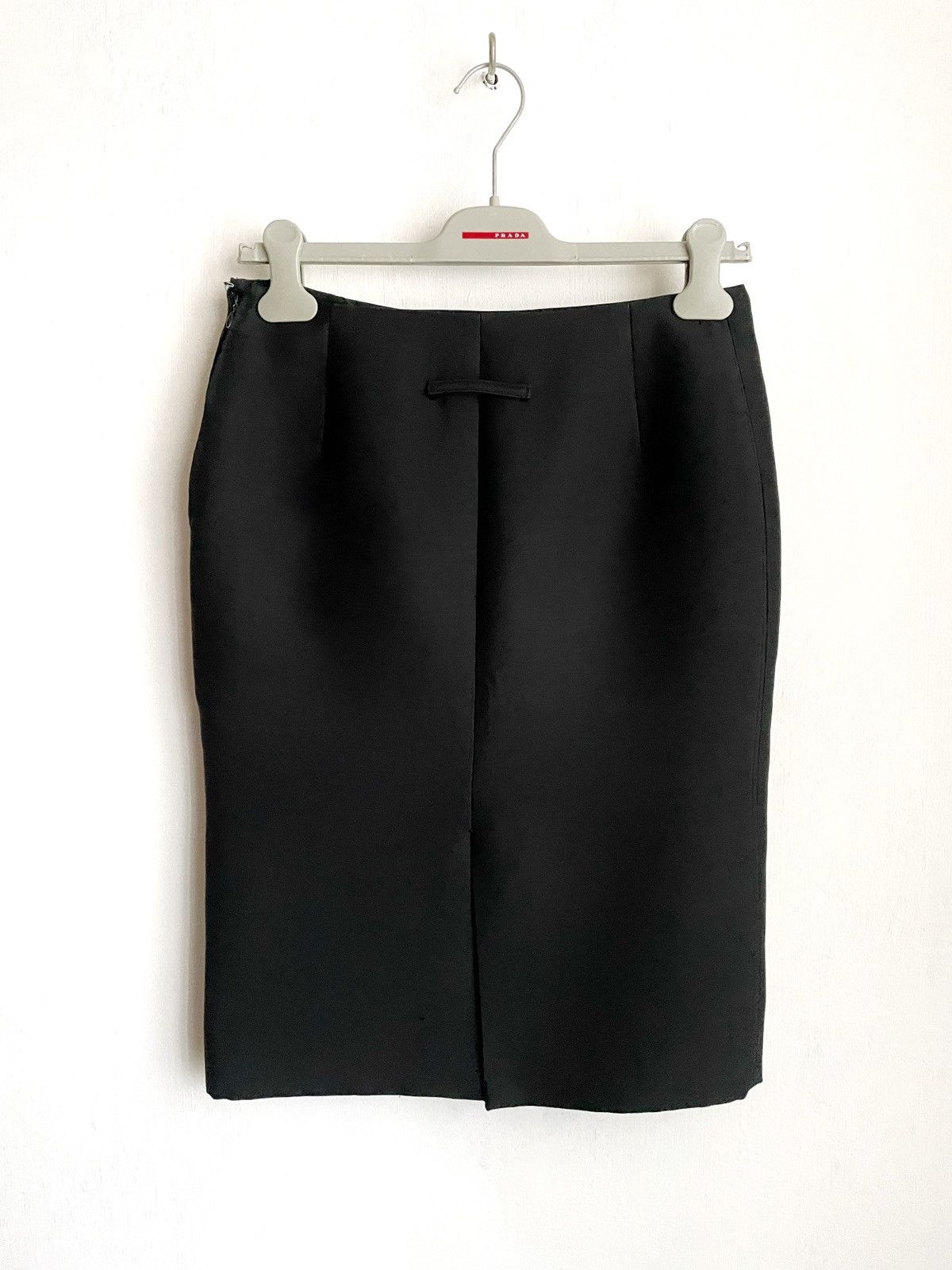 Jean Paul Gaultier Jean Paul Gaultier Black Midi Skirt IT42 M – Wool Silk Italy Size 28" / US 6 / IT 42 - 3 Thumbnail