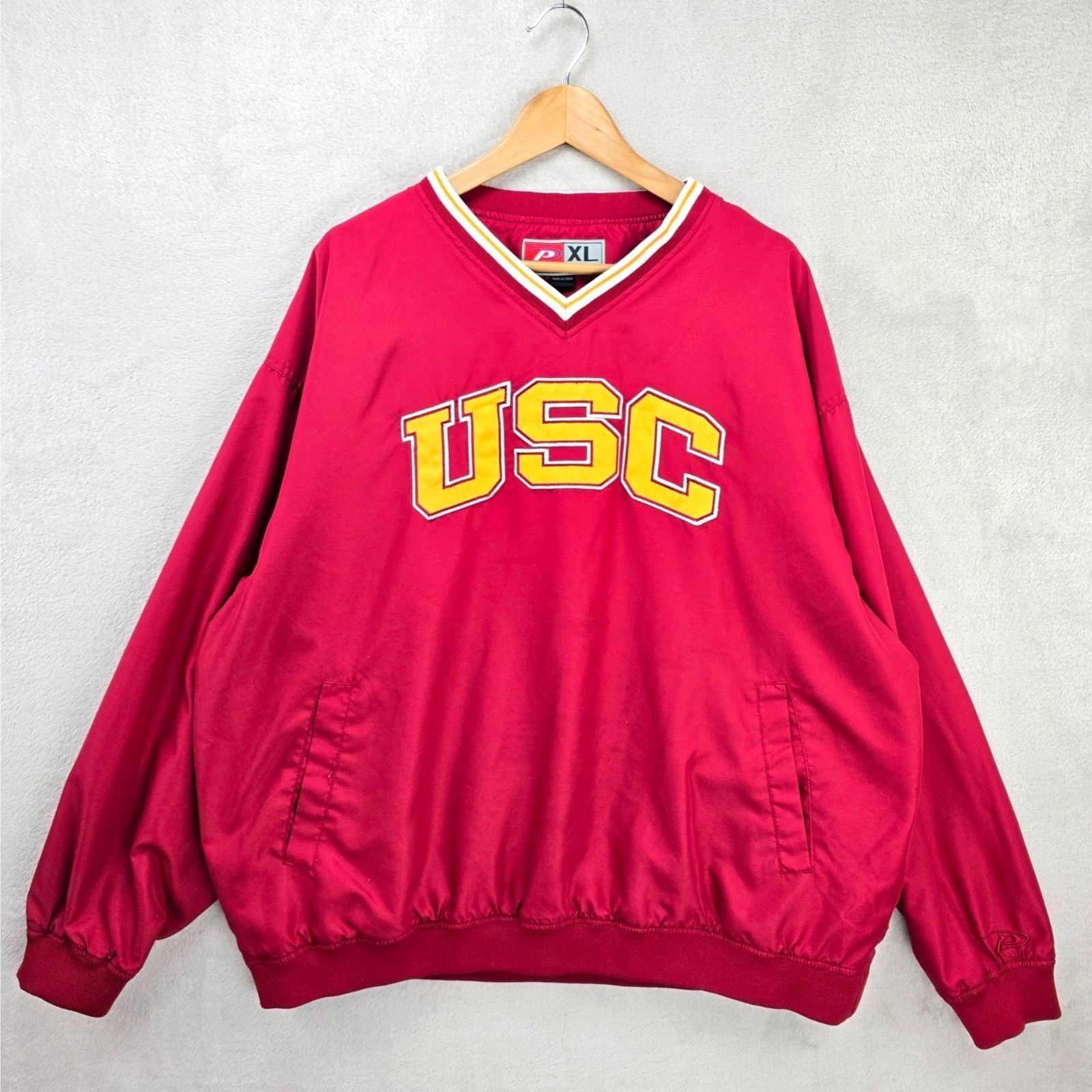 Other Vintage Pro Player USC Trojans Windbreaker Mens XL Red 90s Size US XL / EU 56 / 4 - 1 Thumbnail