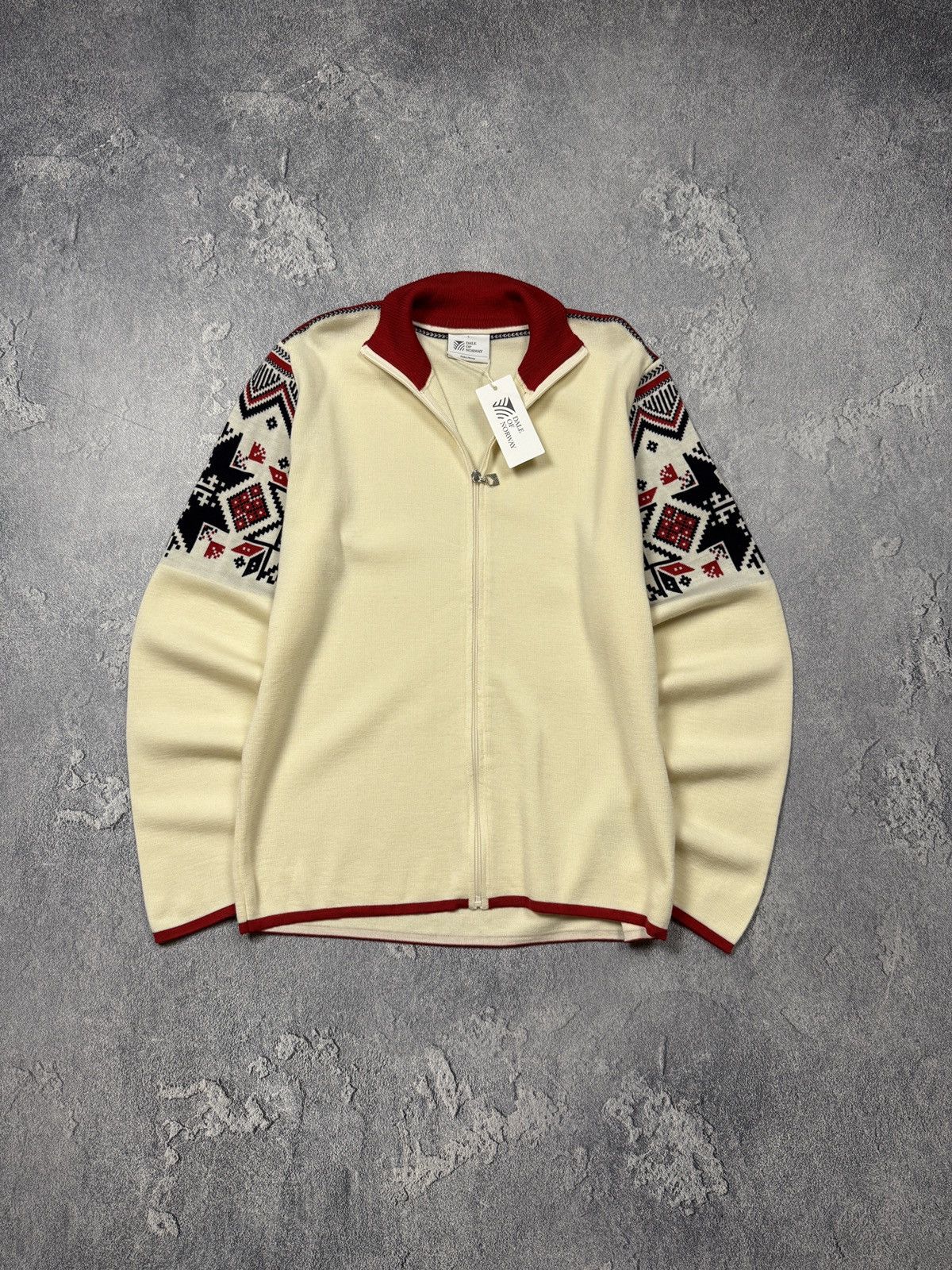 Dale Of Norway Dale of Norway Merino Wool Full Zip Sweater Size US L / EU 52-54 / 3 - 1 Thumbnail