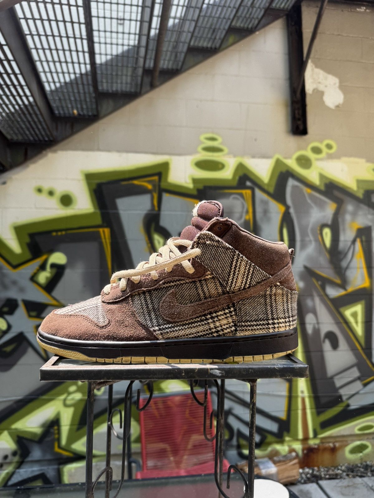 Nike Nike dunk “tweed” 2004 Size US 10 / EU 43 - 1 Thumbnail