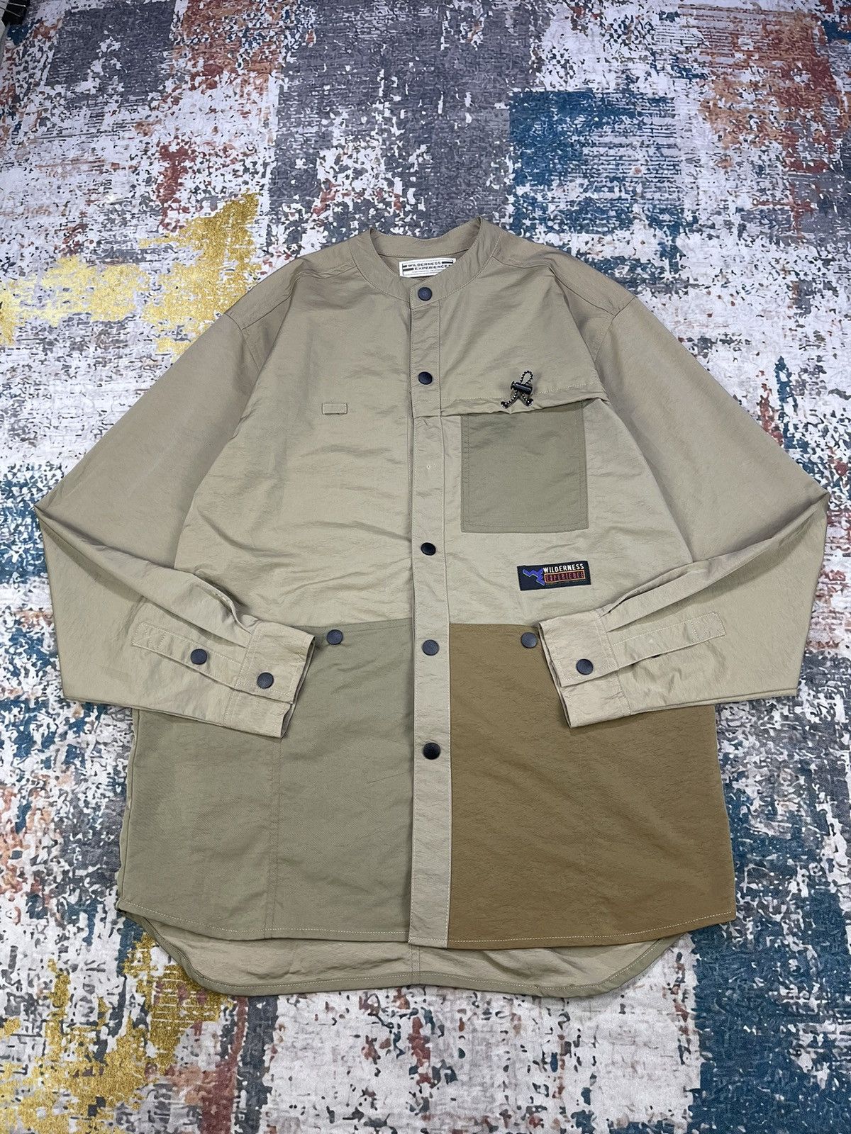 Japanese Brand Wilderness Experience Outdoors 2Way Apron Shirt Size US L / EU 52-54 / 3 - 1 Thumbnail