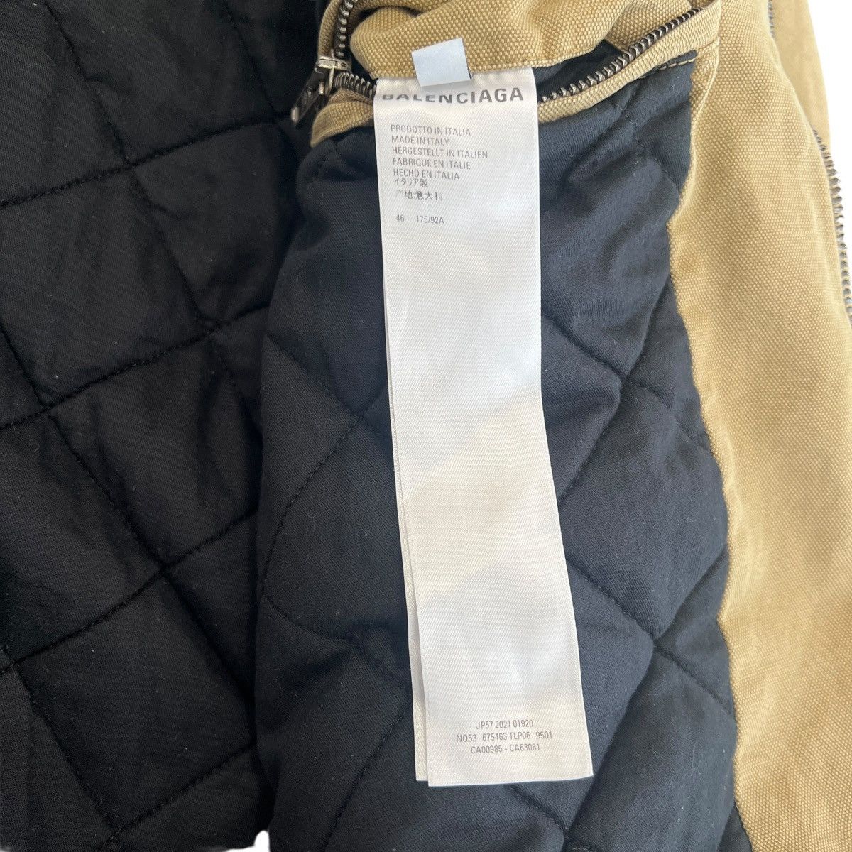 Balenciaga BALENCIAGA FW2021 Oversized Canvas Work Jacket 46 Size US S / EU 44-46 / 1 - 4 Thumbnail