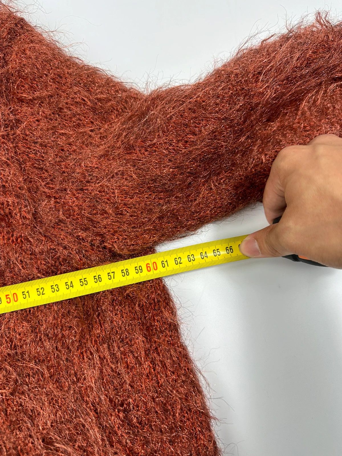 Acne Studios Acne Studio FW2017 Fuzzi Hairy Red Orange Sweater Knit Size US M / EU 48-50 / 2 - 13 Thumbnail