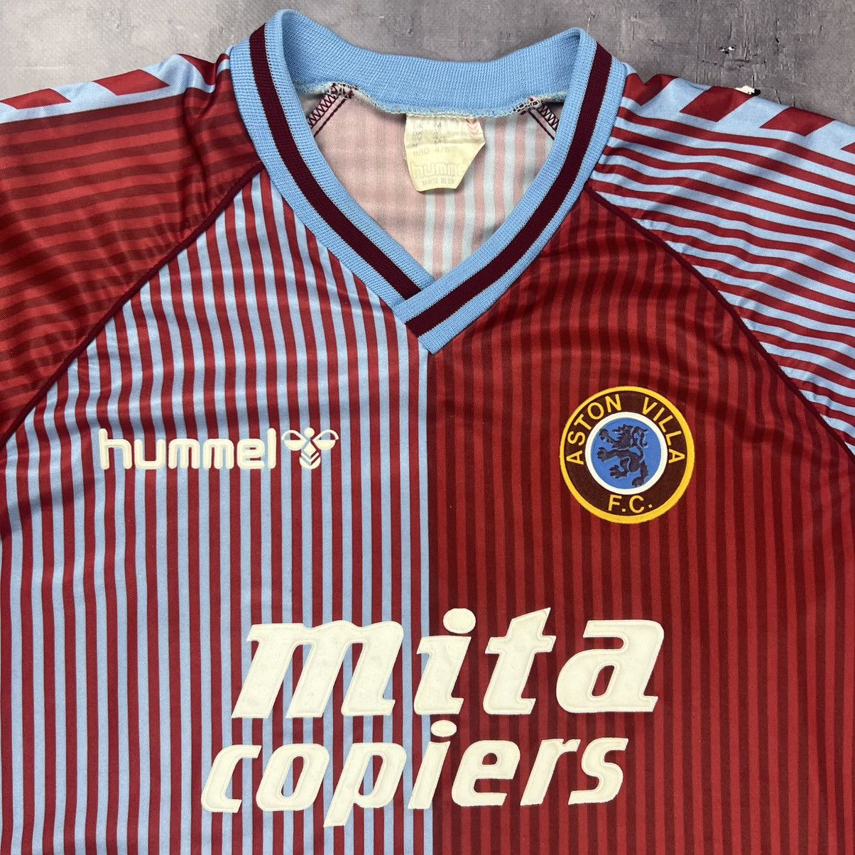 Hummel Rare! Aston Villa Hummel Vintage Soccer Jersey 1987 Size US M / EU 48-50 / 2 - 5 Thumbnail