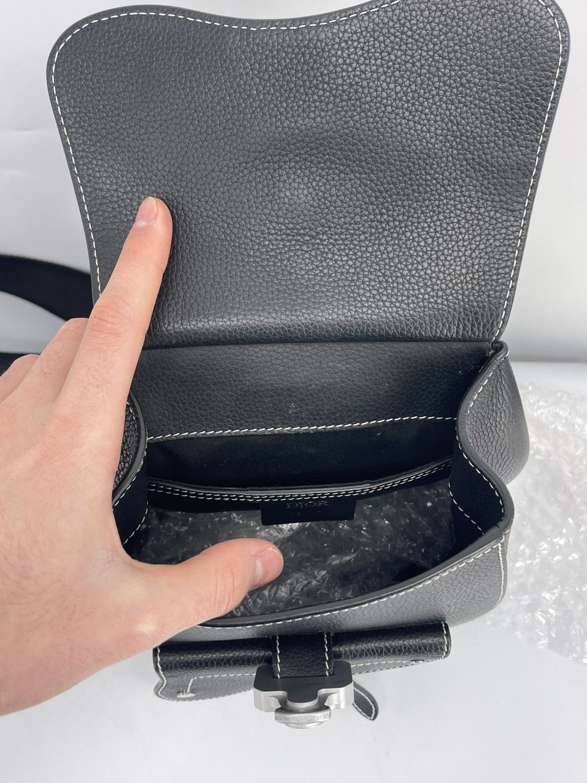 Dior Christian Dior Galop Saddle Leather sling Backpack Size ONE SIZE - 7 Thumbnail