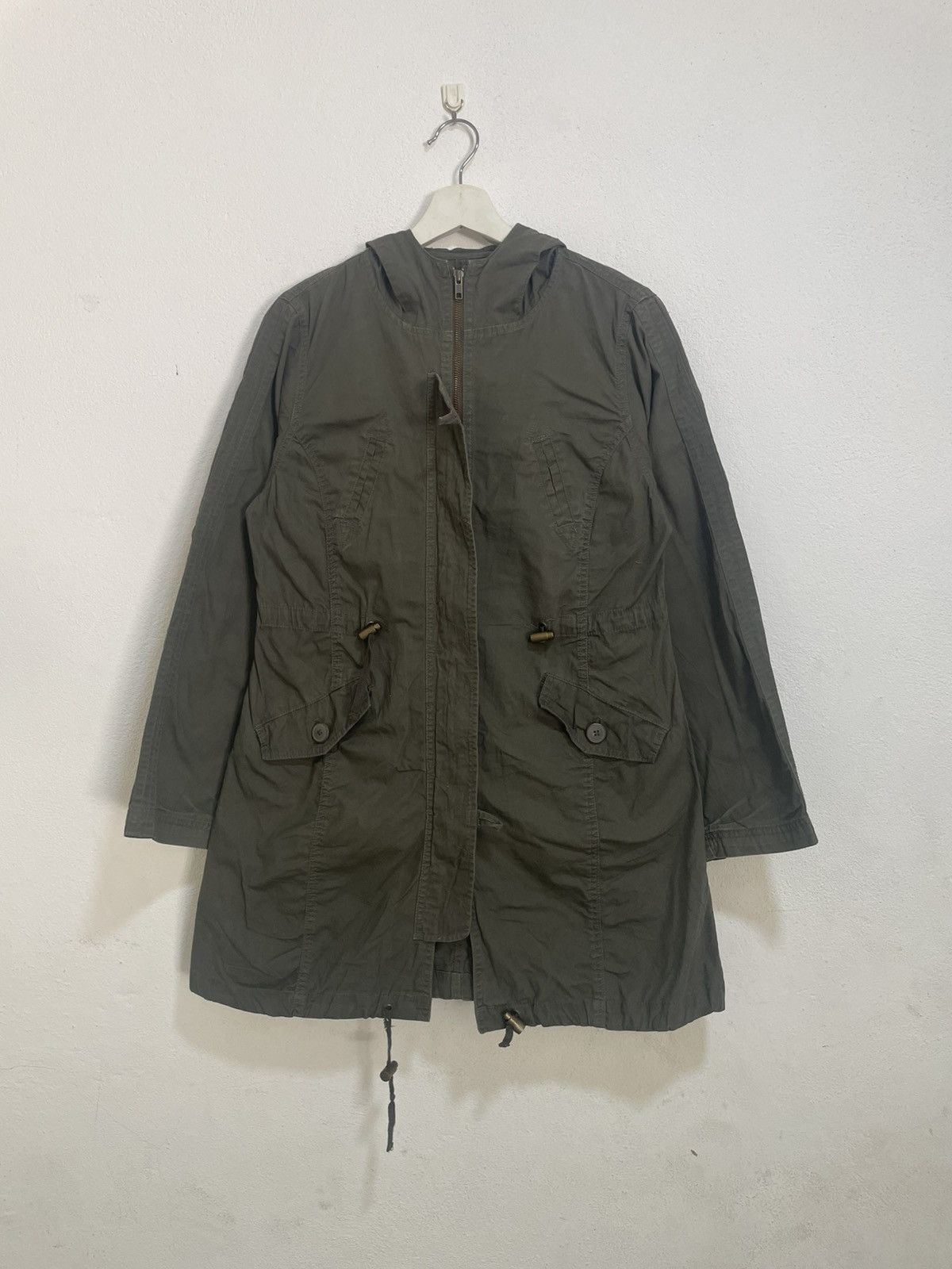 Japanese Brand × Vintage vintage y2k unbranded japanese brand military style parka Size US XS / EU 42 / 0 - 5 Thumbnail