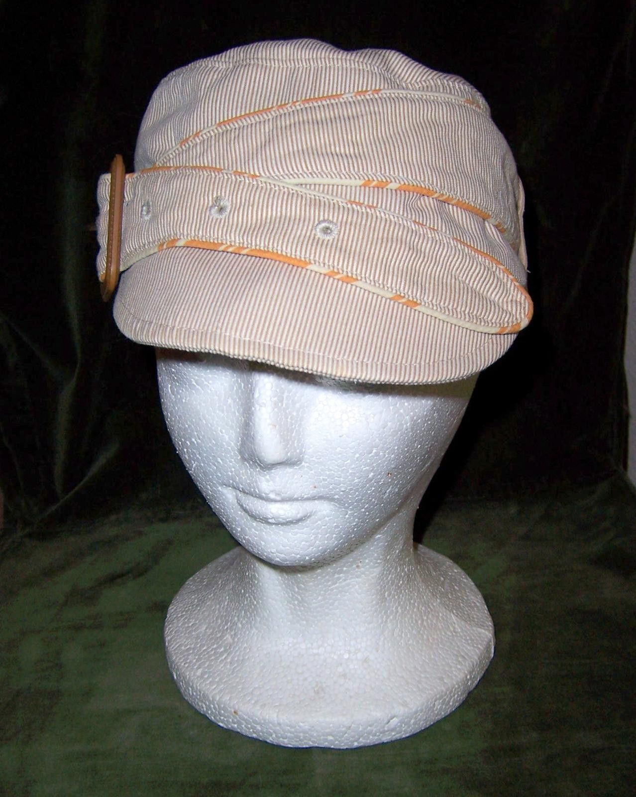 Eugenia Kim Eugenia Kim - Belted Engineer Cap in Tan - Vintage - Ltd Ed Size ONE SIZE - 2 Thumbnail