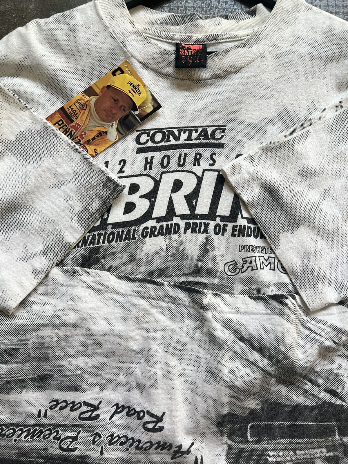 Vintage 1992 Sebring endurance race all over print t-shirt