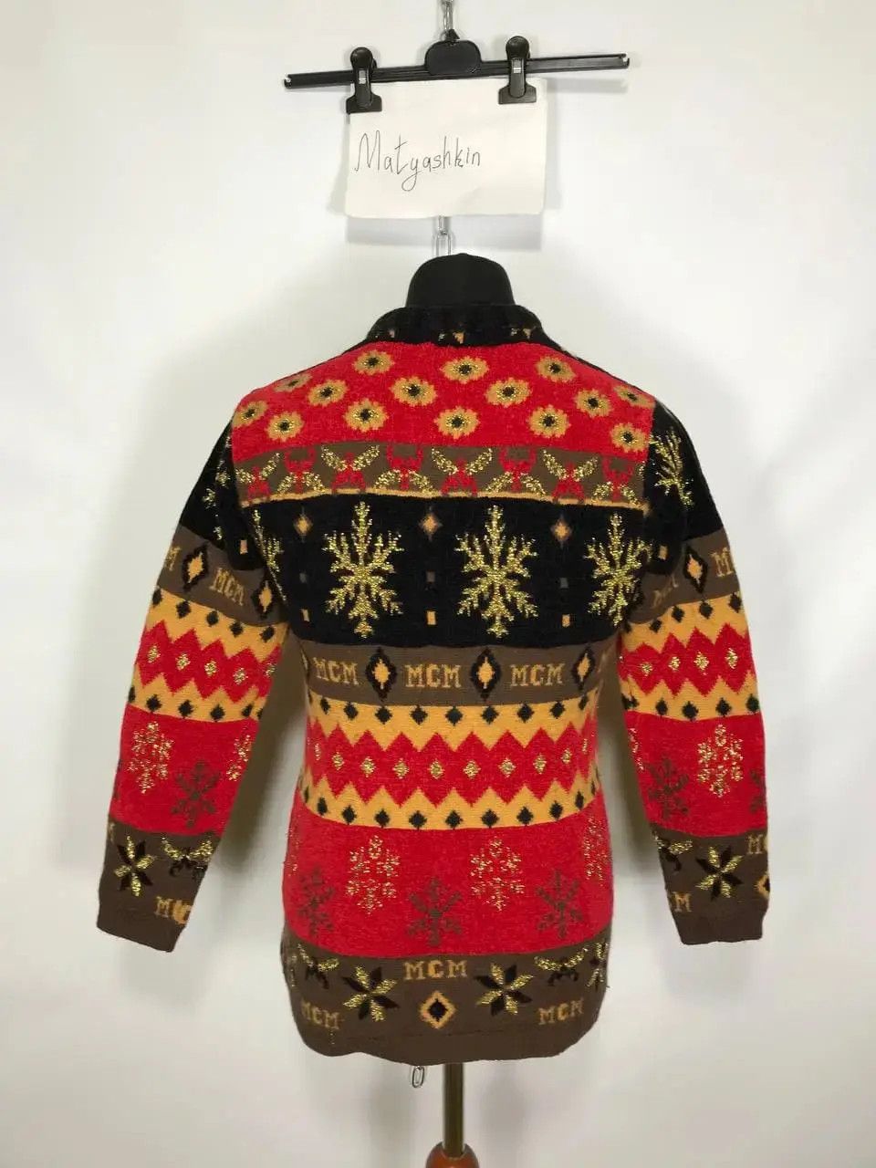MCM × Vintage Vintage MCM monogramm sweater Size US S / EU 44-46 / 1 - 2 Thumbnail