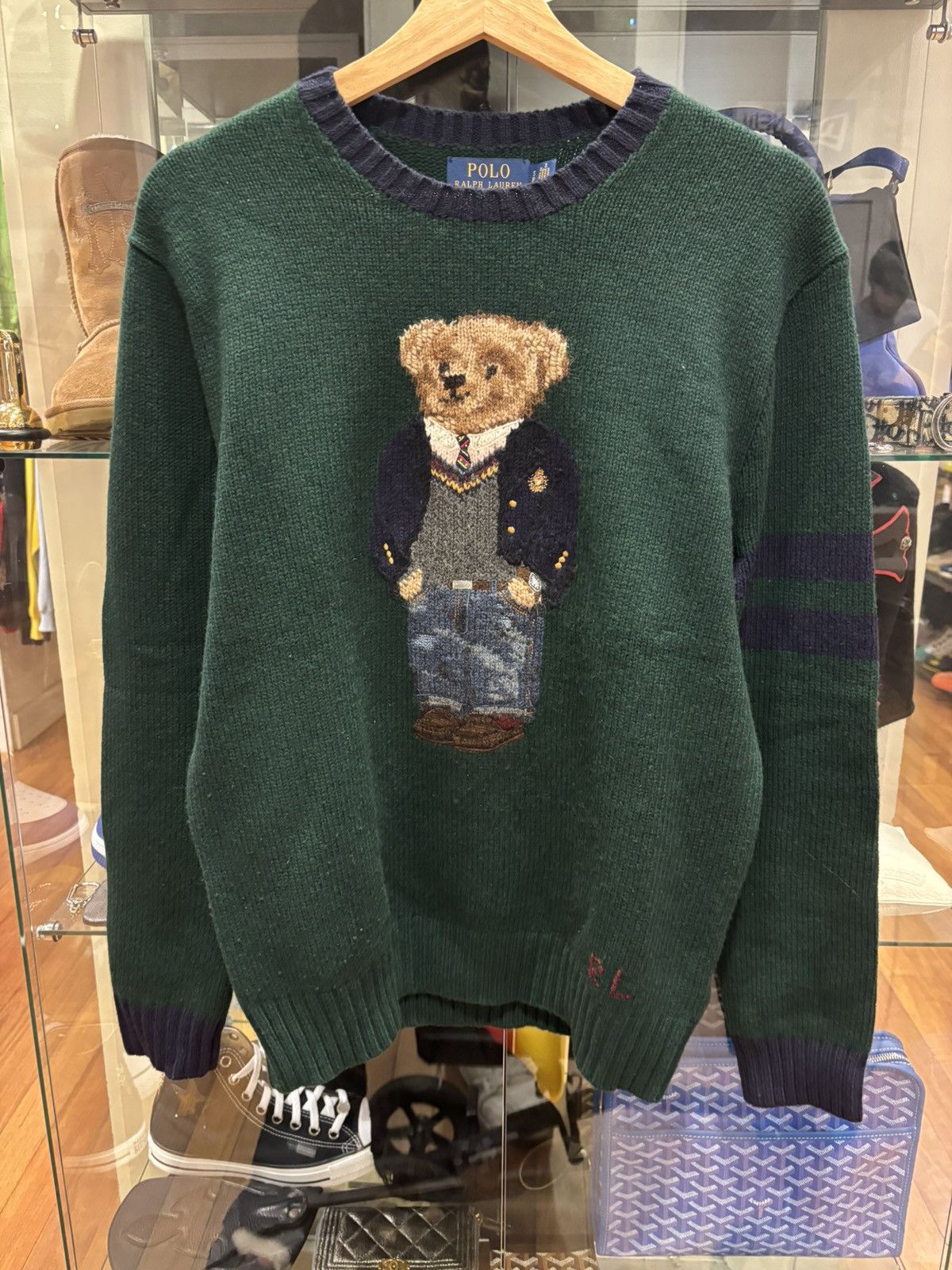 Polo Ralph Lauren Polo Ralph Lauren Preppy Bear Knit Sweater Size US S / EU 44-46 / 1 - 1 Thumbnail
