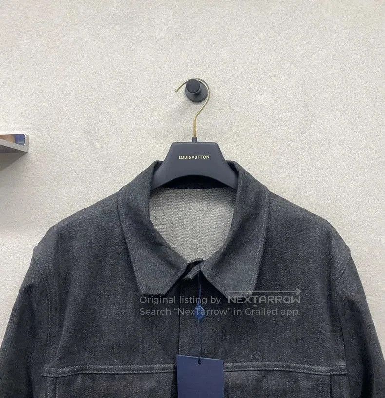 Louis Vuitton Louis Vuitton Black Gray Denim Jacket. Size US L / EU 52-54 / 3 - 5 Thumbnail