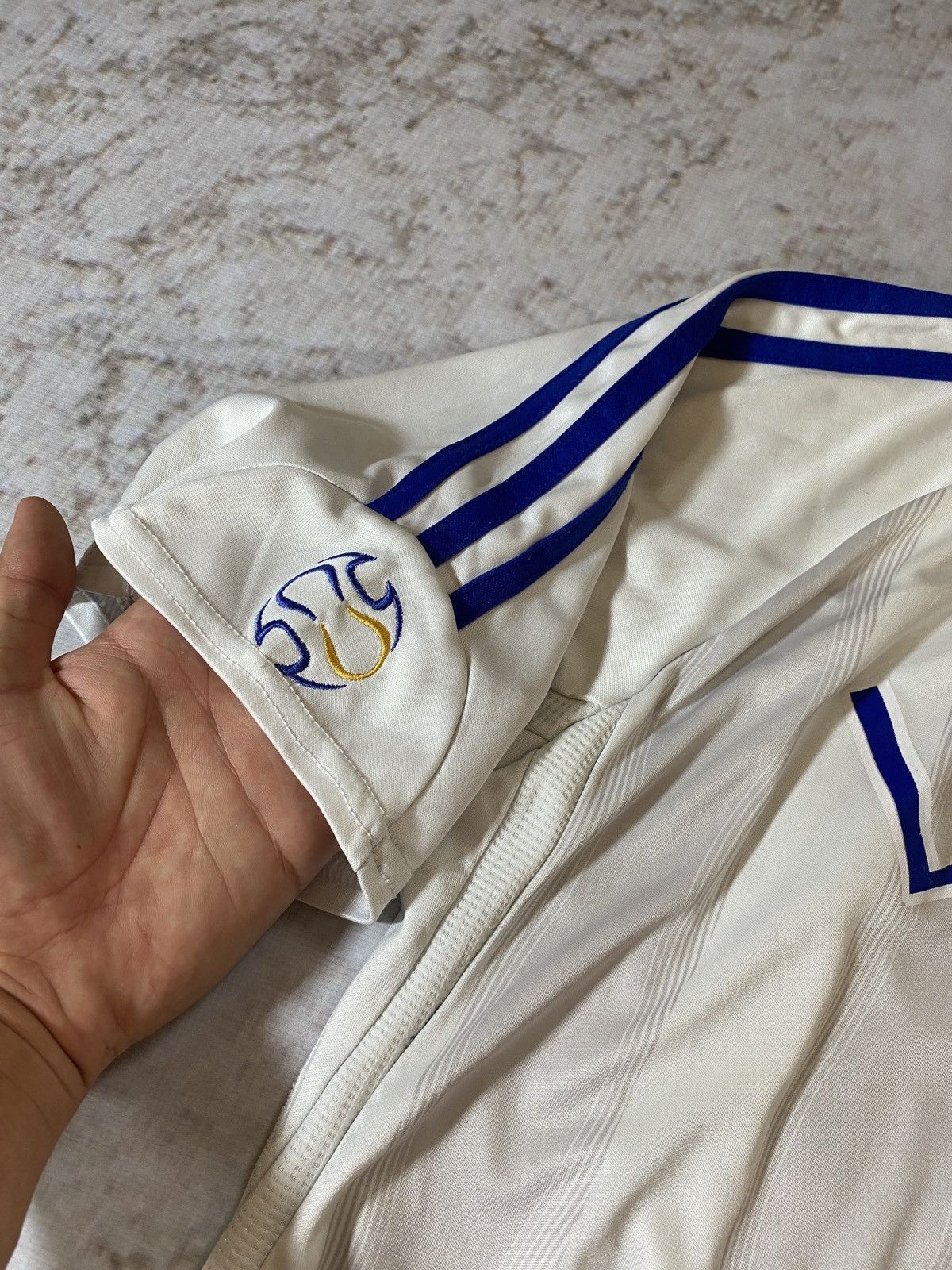 Adidas × Chelsea Soccer Chelsea LAMPARD #8 RETRO Away Football Soccer Jersey Adidas Size US XXL / EU 58 / 5 - 6 Thumbnail