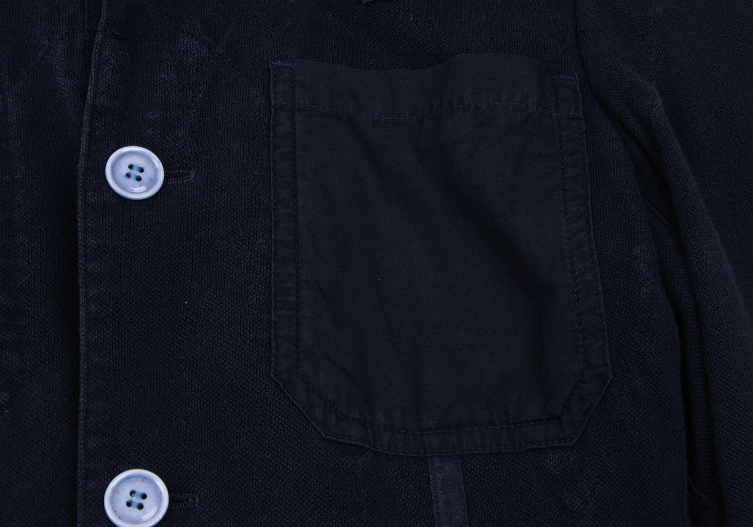 Junya Watanabe Cotton Elbow Patch Design Jacket in Navy Size US S / EU 44-46 / 1 - 8 Thumbnail