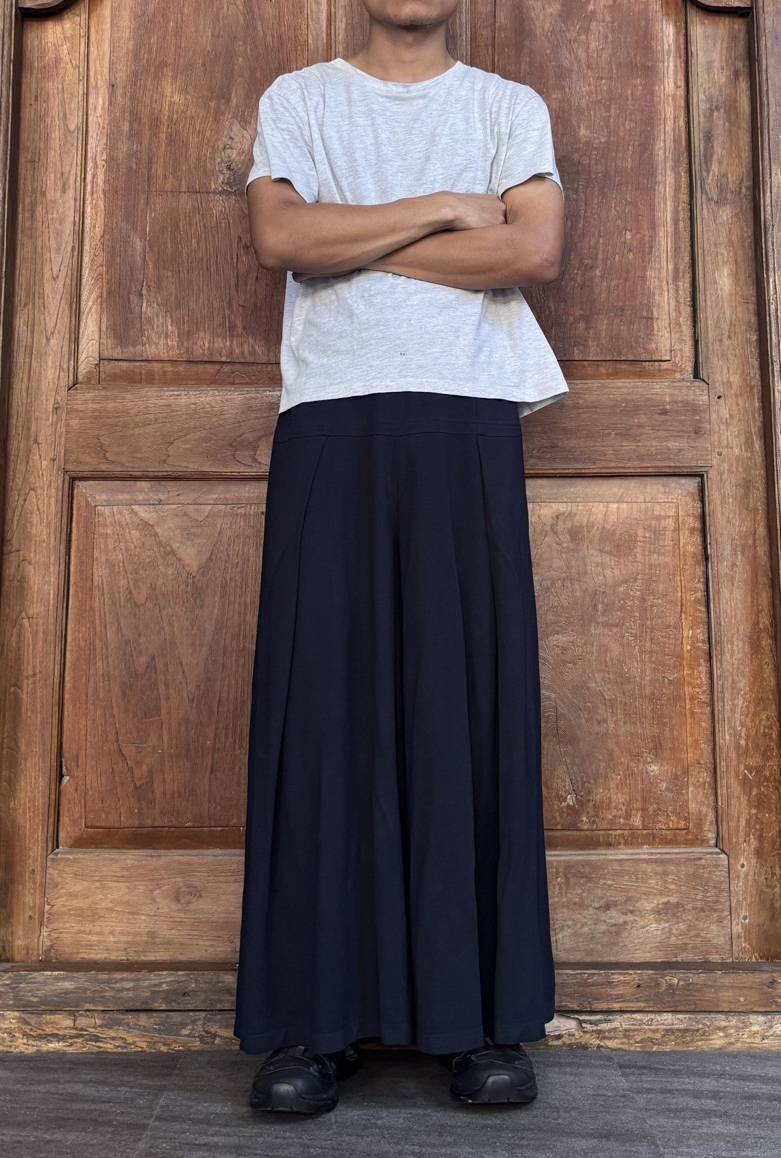 Issey Miyake FREE TAX! Wideleg Relaxed Hybrid Pants Skirt Size US 30 / EU 46 - 1 Thumbnail